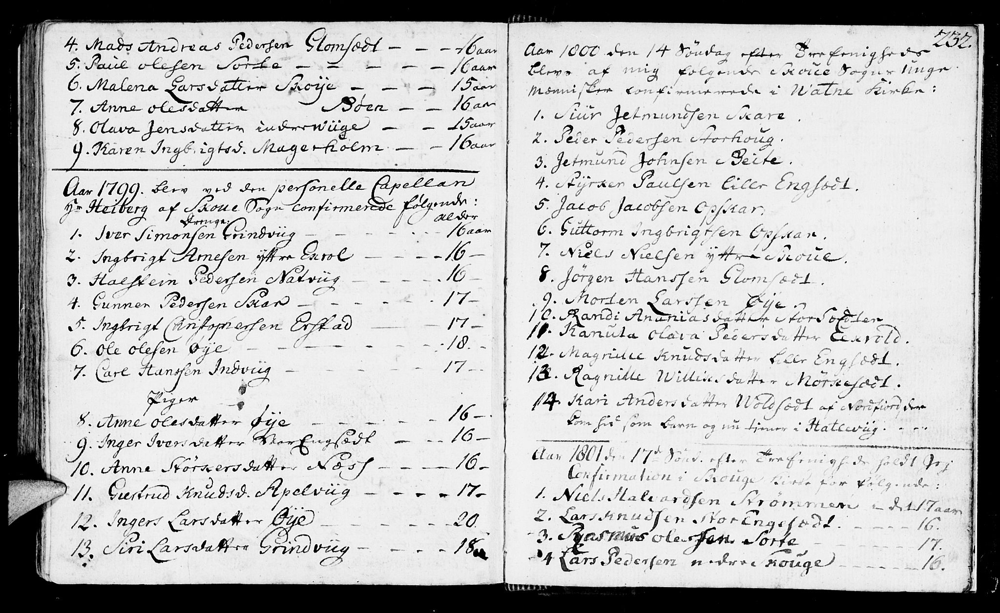 Ministerialprotokoller, klokkerbøker og fødselsregistre - Møre og Romsdal, SAT/A-1454/524/L0350: Parish register (official) no. 524A02, 1780-1817, p. 232