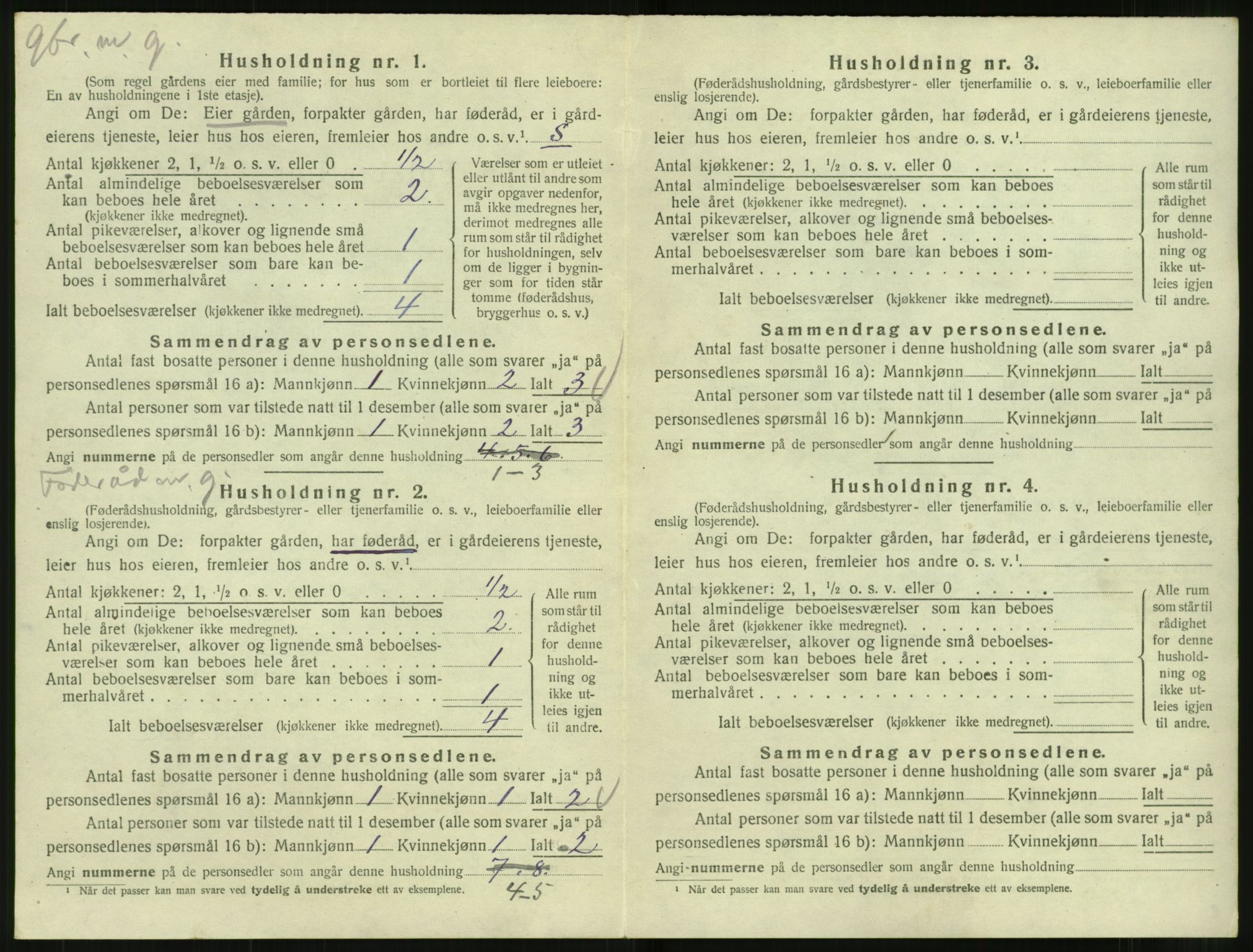 SAT, 1920 census for Norddal, 1920, p. 468