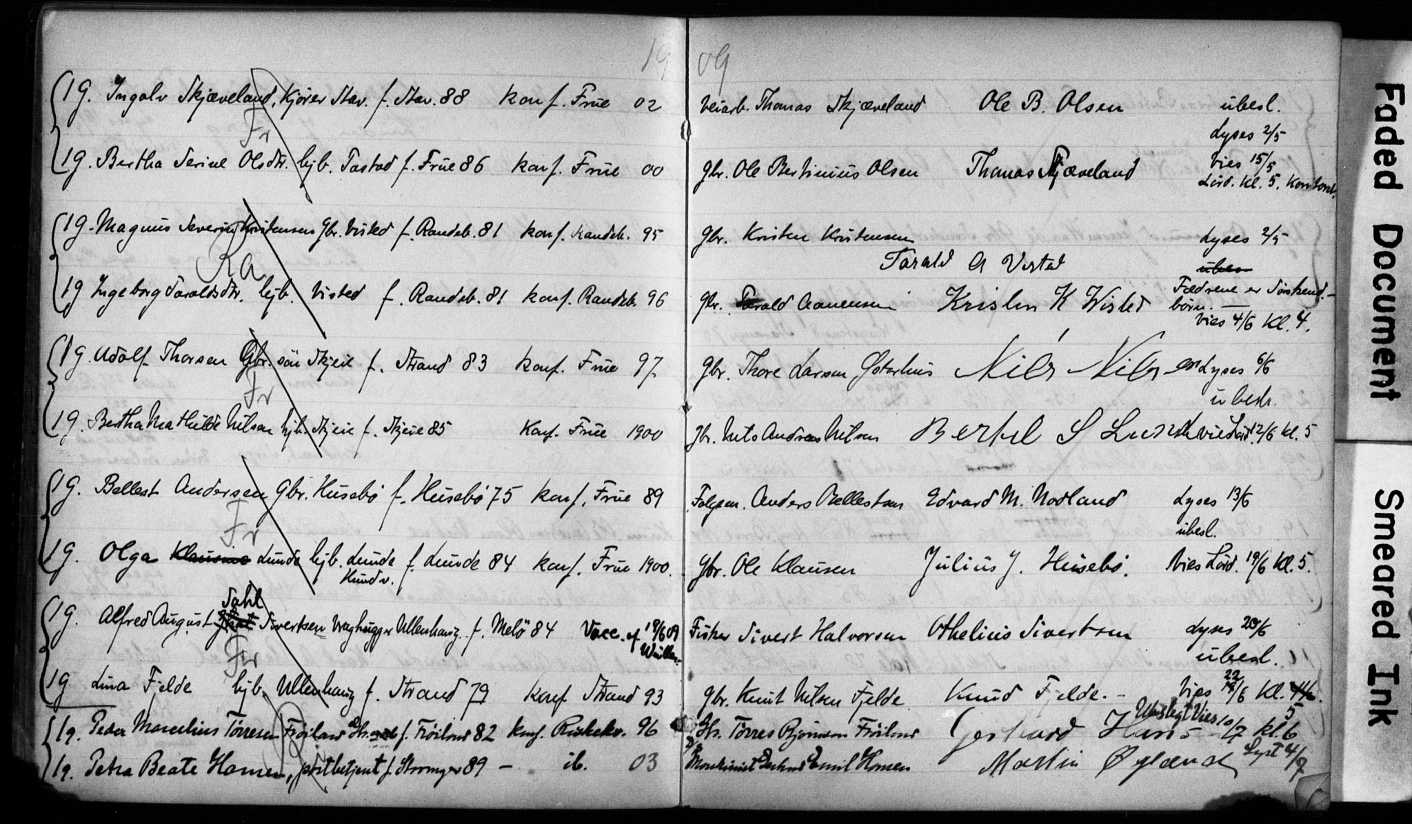 Hetland sokneprestkontor, SAST/A-101826/70/705BA/L0004: Banns register no. 4, 1906-1911