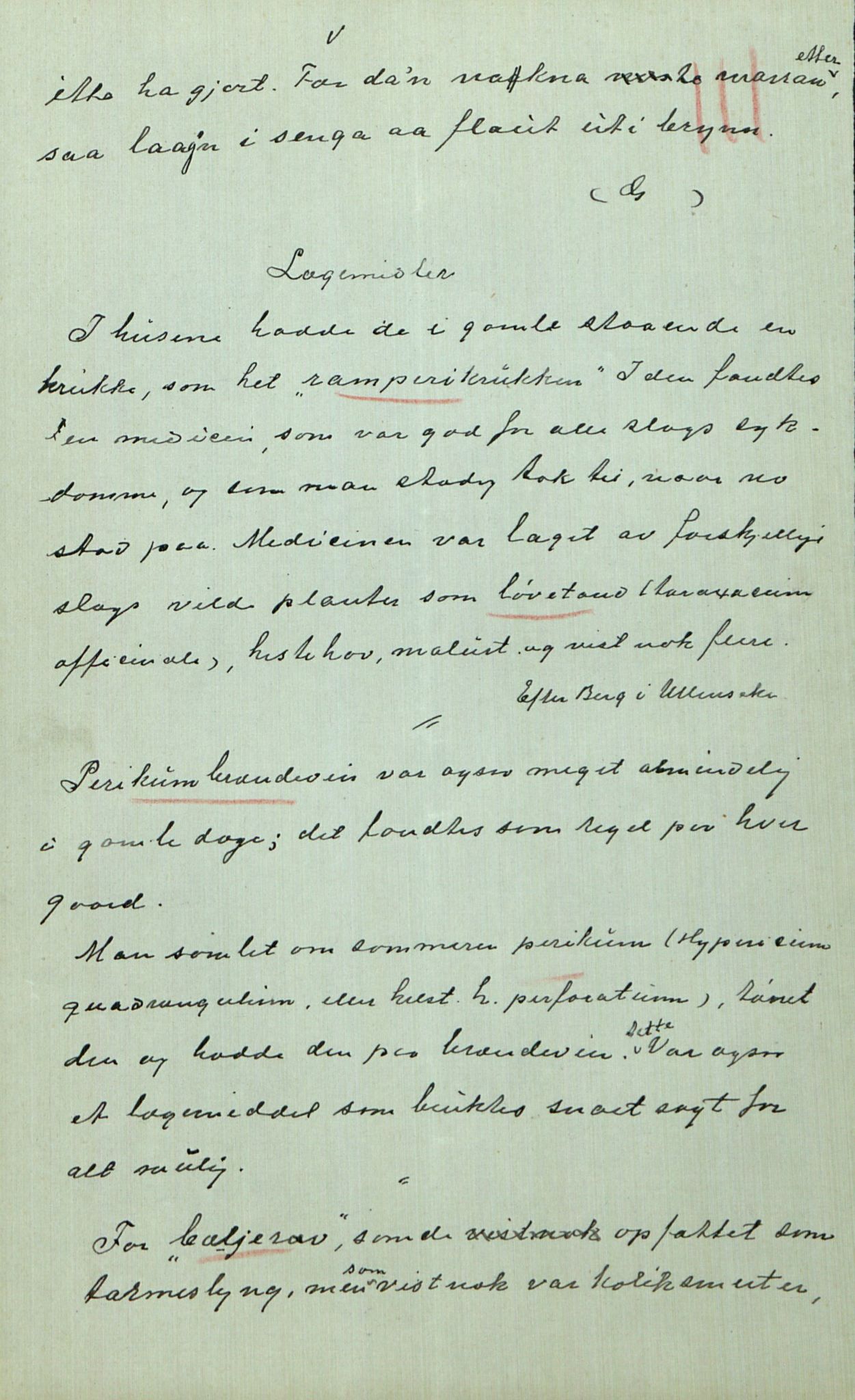 Rikard Berge, TEMU/TGM-A-1003/F/L0014/0040: 471-512 / 510 Brev til Berge frå Hankenæs + oppskrifter som H. kallar for sine, 1915-1917, p. 111