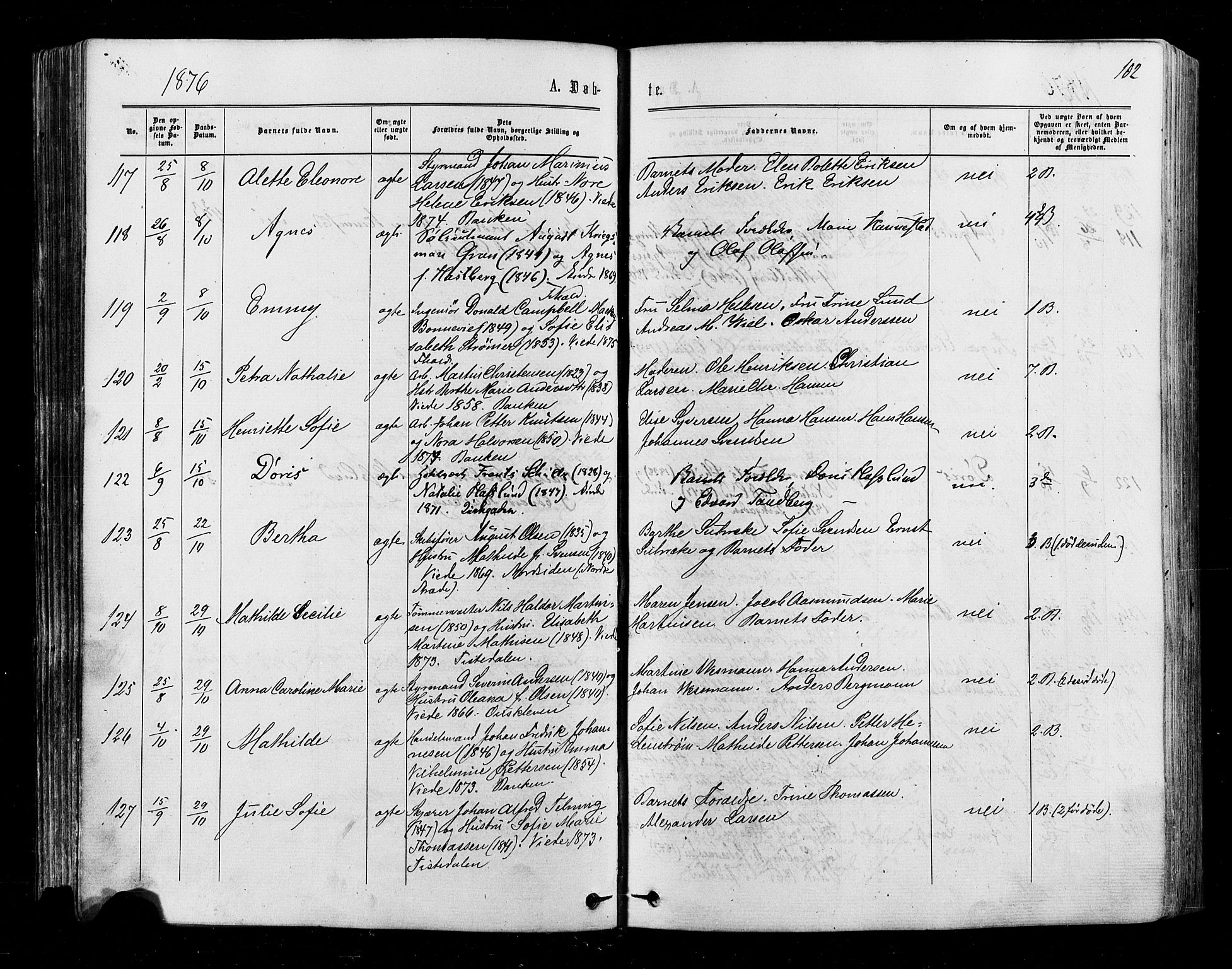 Halden prestekontor Kirkebøker, AV/SAO-A-10909/F/Fa/L0009: Parish register (official) no. I 9, 1866-1877, p. 102