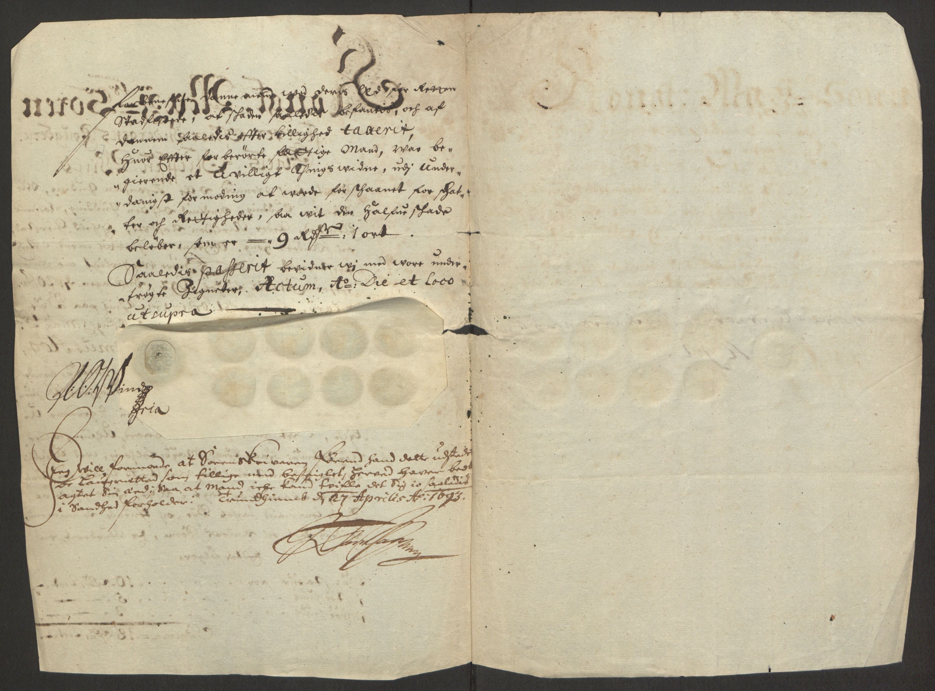 Rentekammeret inntil 1814, Reviderte regnskaper, Fogderegnskap, AV/RA-EA-4092/R63/L4308: Fogderegnskap Inderøy, 1692-1694, p. 276