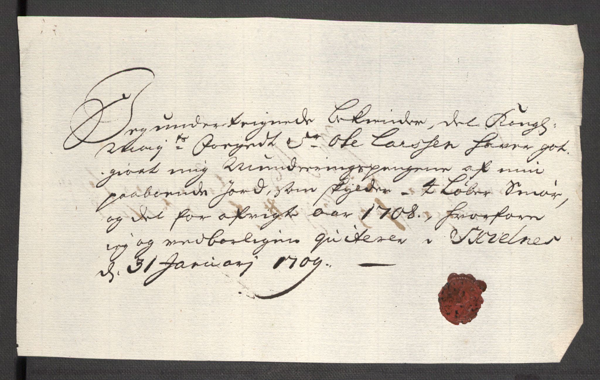 Rentekammeret inntil 1814, Reviderte regnskaper, Fogderegnskap, AV/RA-EA-4092/R48/L2985: Fogderegnskap Sunnhordland og Hardanger, 1708, p. 287