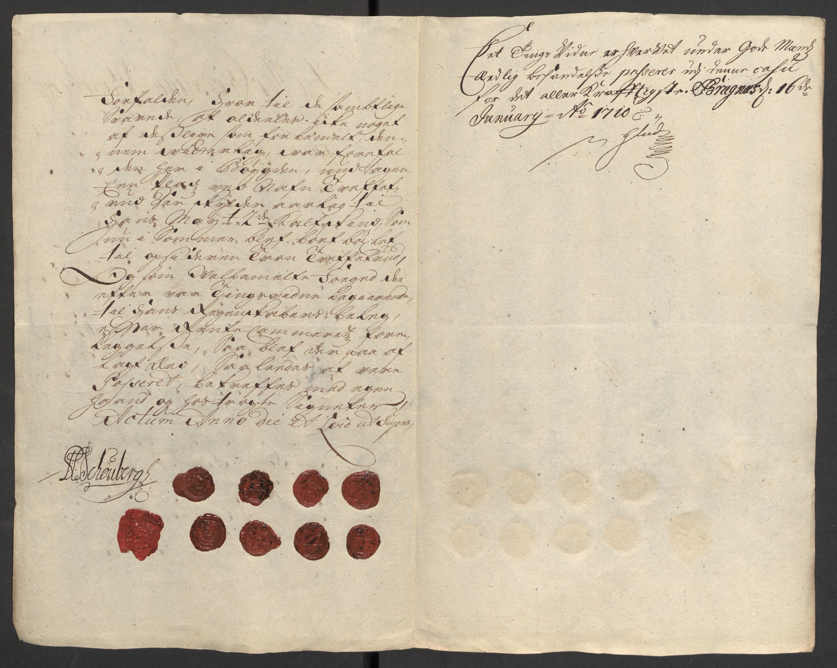 Rentekammeret inntil 1814, Reviderte regnskaper, Fogderegnskap, AV/RA-EA-4092/R31/L1703: Fogderegnskap Hurum, Røyken, Eiker, Lier og Buskerud, 1709, p. 34