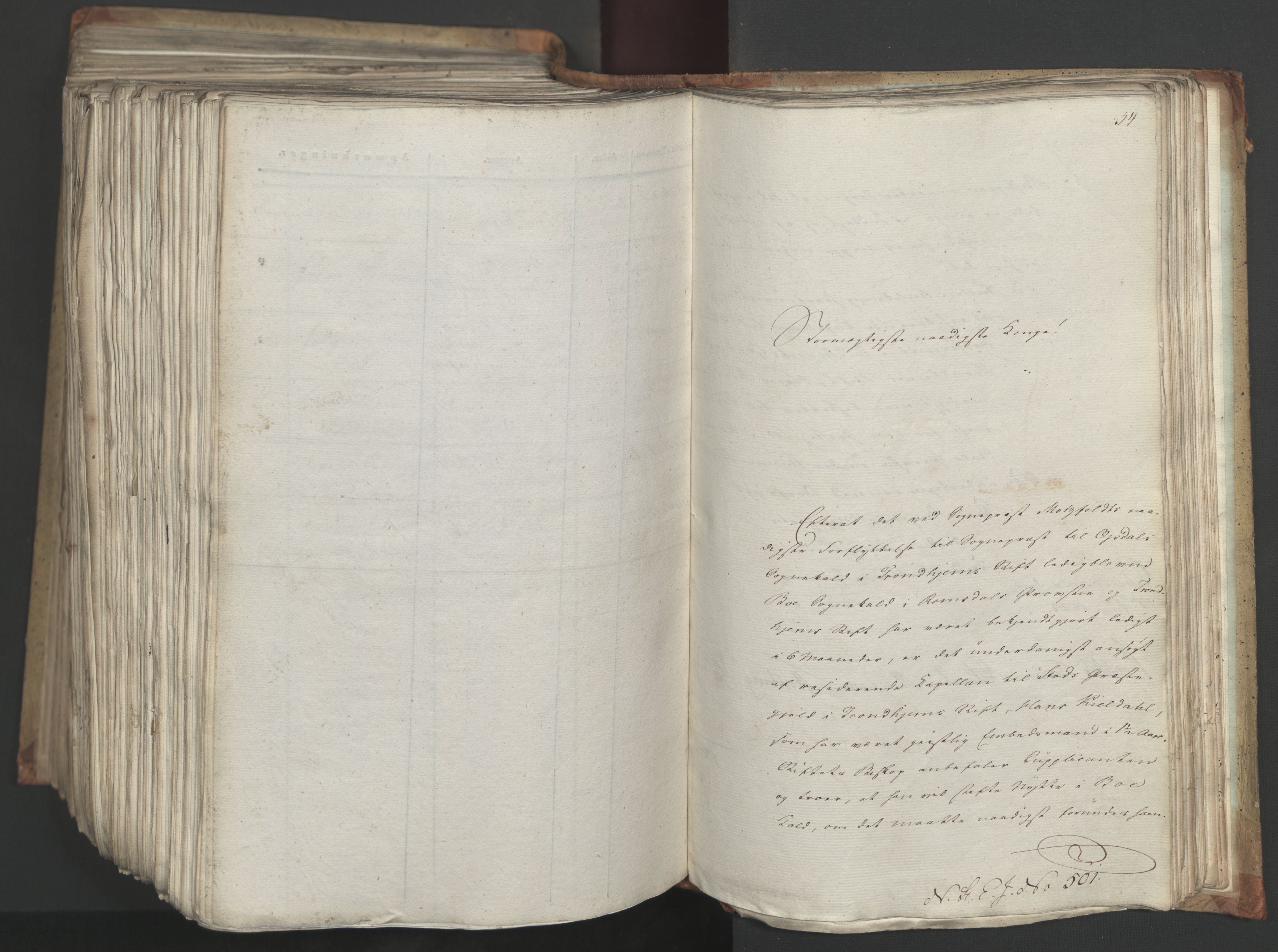 Statsrådsavdelingen i Stockholm, AV/RA-S-1003/D/Da/L0034: Regjeringsinnstillinger nr. 275-540, 1823, p. 612