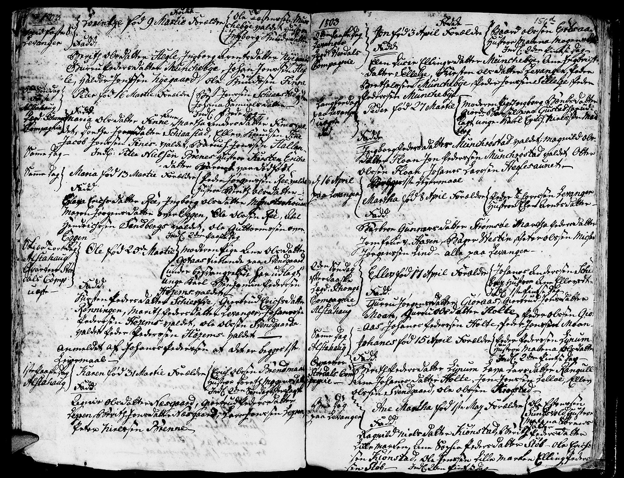 Ministerialprotokoller, klokkerbøker og fødselsregistre - Nord-Trøndelag, SAT/A-1458/717/L0142: Parish register (official) no. 717A02 /1, 1783-1809, p. 156e