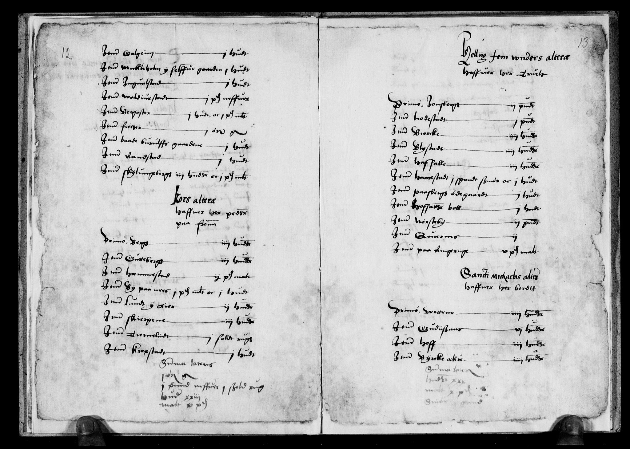 Rentekammeret inntil 1814, Reviderte regnskaper, Lensregnskaper, AV/RA-EA-5023/R/Ra/L0015: Trondheim len, 1564-1566; Nordnorske len, 1566-1567; Alle norske len, 1569-1570; Adelsgods, 1519-1520 Kirke- og klostergods, kommunegods m.m. 1540-1542
, 1519-1570