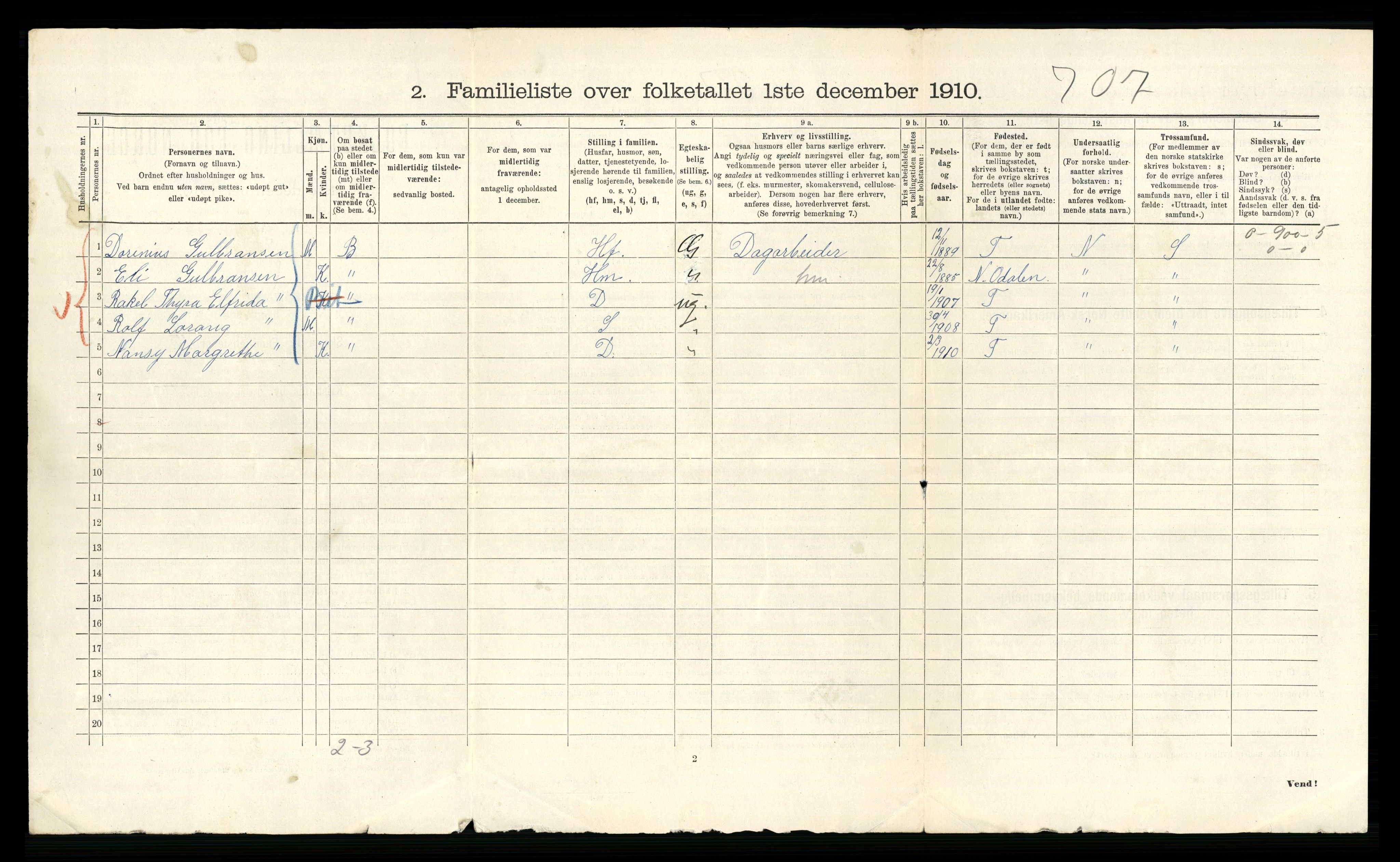 RA, 1910 census for Kristiania, 1910, p. 35810