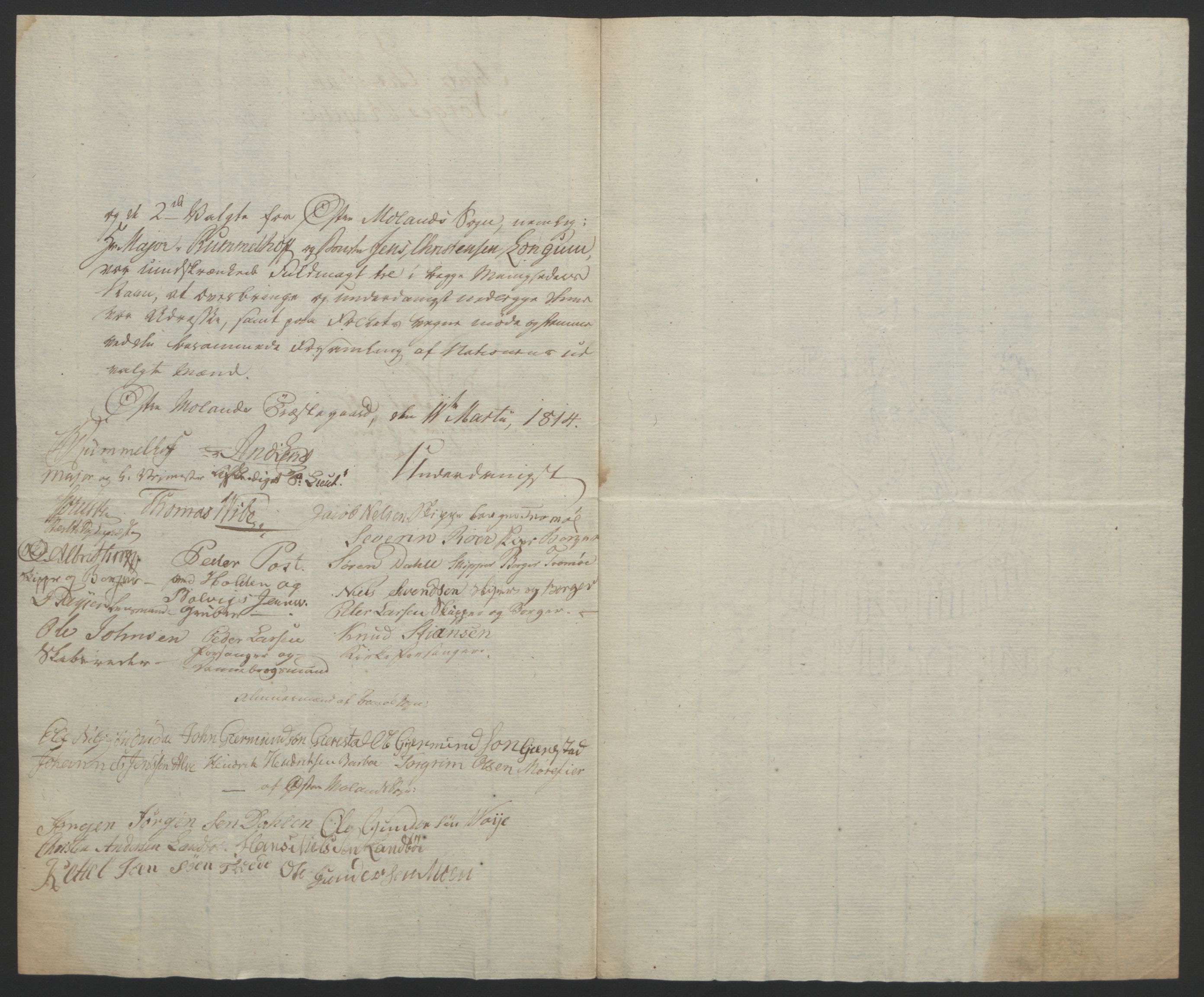 Statsrådssekretariatet, AV/RA-S-1001/D/Db/L0008: Fullmakter for Eidsvollsrepresentantene i 1814. , 1814, p. 95