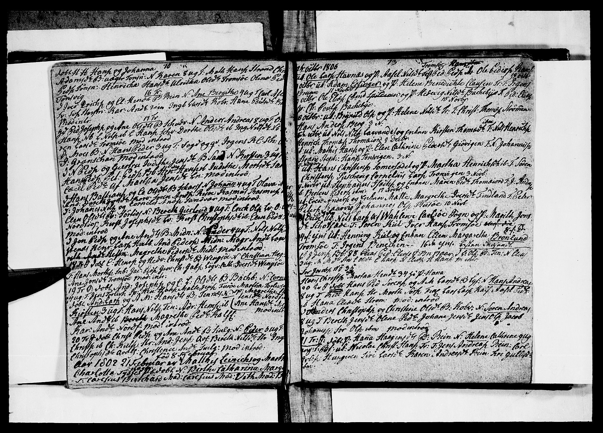 Tromsø sokneprestkontor/stiftsprosti/domprosti, AV/SATØ-S-1343/G/Ga/L0005kirke: Parish register (official) no. 5, 1796-1808, p. 73