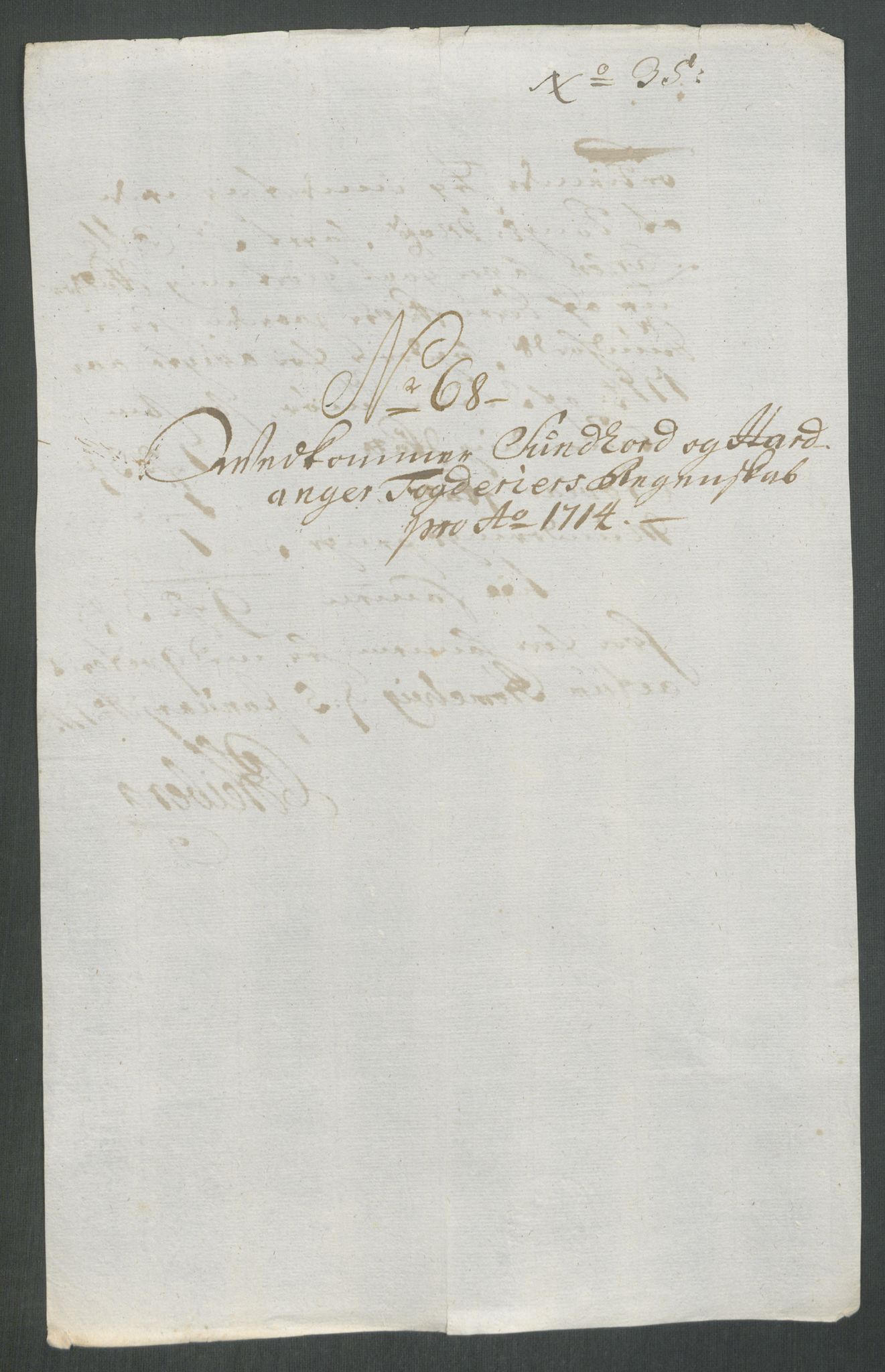 Rentekammeret inntil 1814, Reviderte regnskaper, Fogderegnskap, AV/RA-EA-4092/R48/L2990: Fogderegnskap Sunnhordland og Hardanger, 1714, p. 360