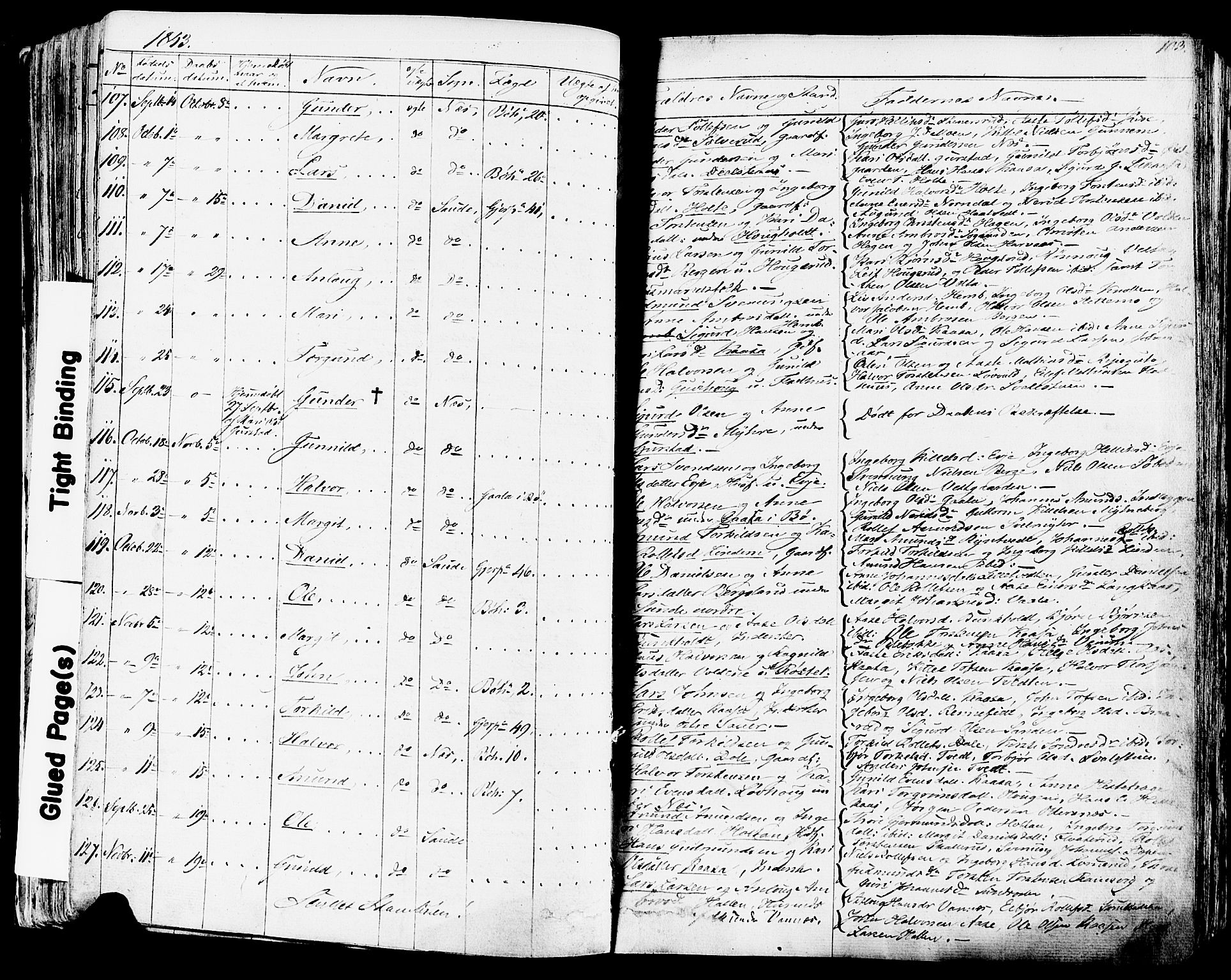 Sauherad kirkebøker, SAKO/A-298/F/Fa/L0006: Parish register (official) no. I 6, 1827-1850, p. 103