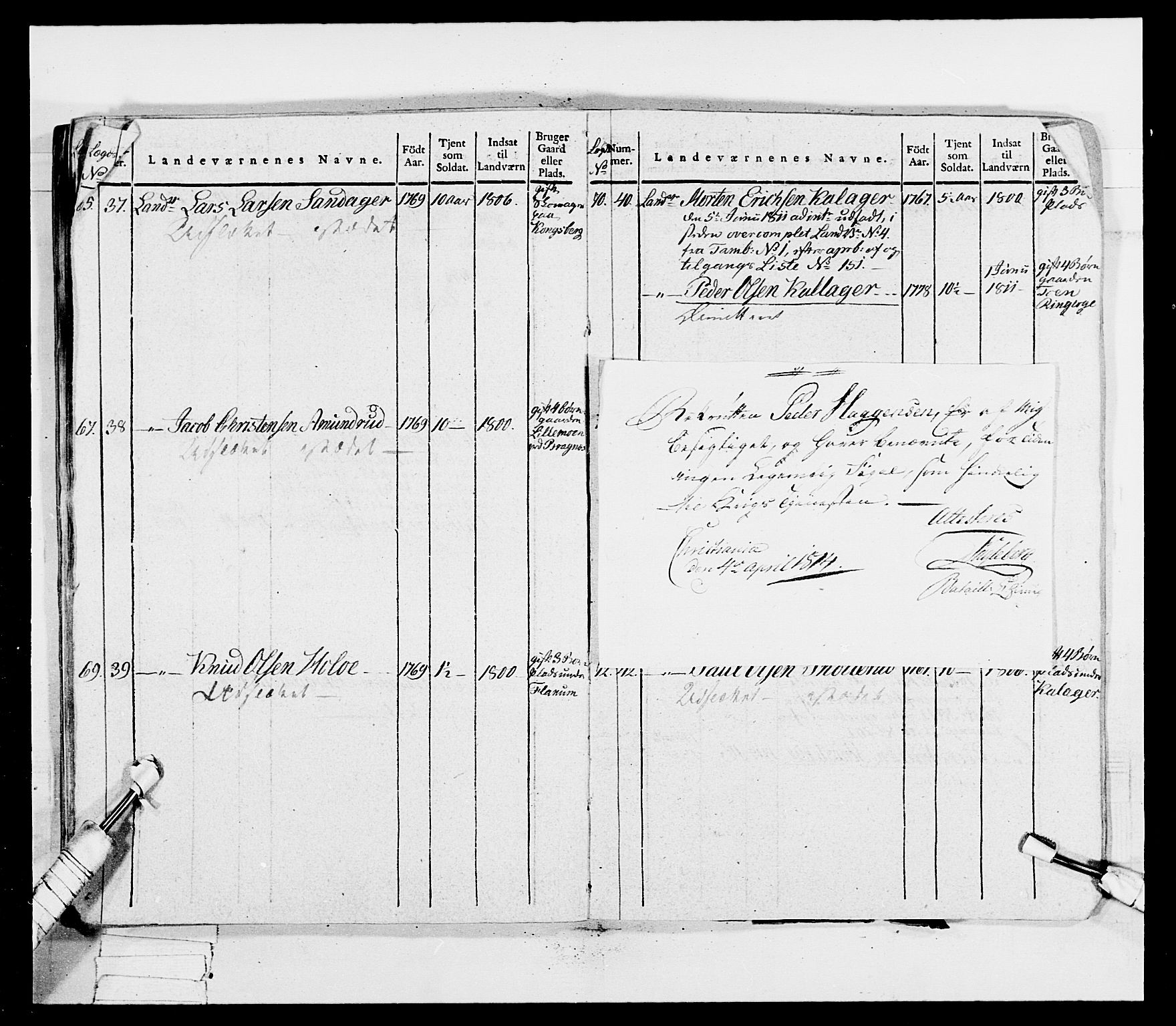 Generalitets- og kommissariatskollegiet, Det kongelige norske kommissariatskollegium, AV/RA-EA-5420/E/Eh/L0036a: Nordafjelske gevorbne infanteriregiment, 1813, p. 292