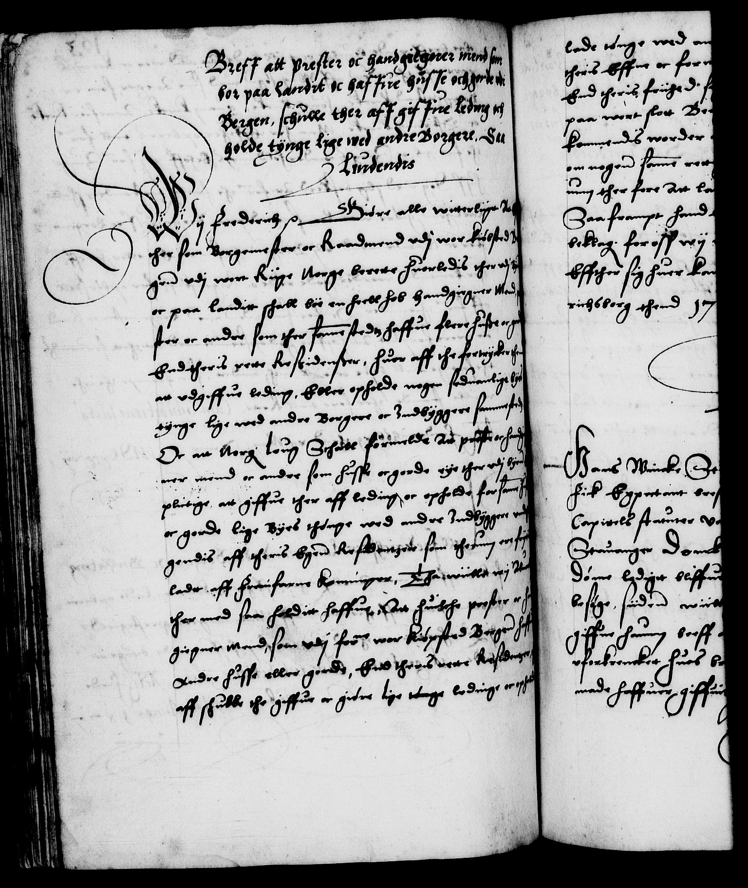 Danske Kanselli 1572-1799, RA/EA-3023/F/Fc/Fca/Fcaa/L0001: Norske registre (mikrofilm), 1572-1588, p. 163b