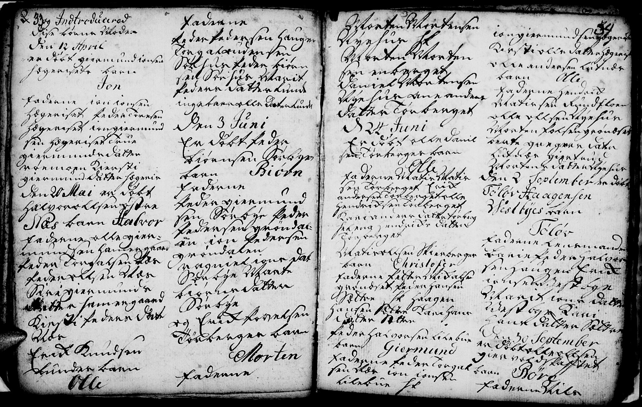 Trysil prestekontor, SAH/PREST-046/H/Ha/Hab/L0001: Parish register (copy) no. 1, 1781-1799, p. 33-34