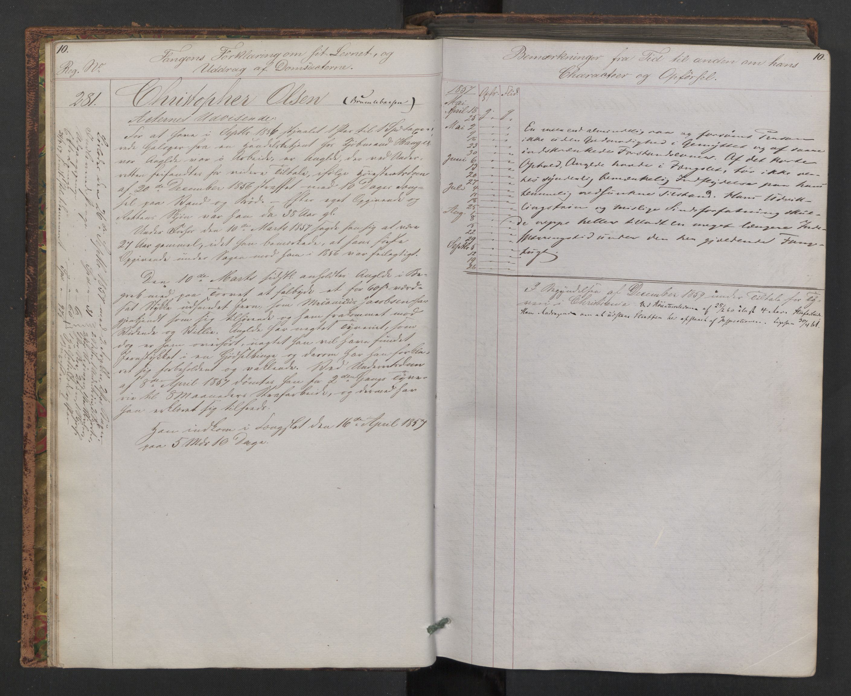 Botsfengslet, AV/RA-S-1539/D/Db/Dbb/L0005: 272b - 613b, 1857-1858, p. 10