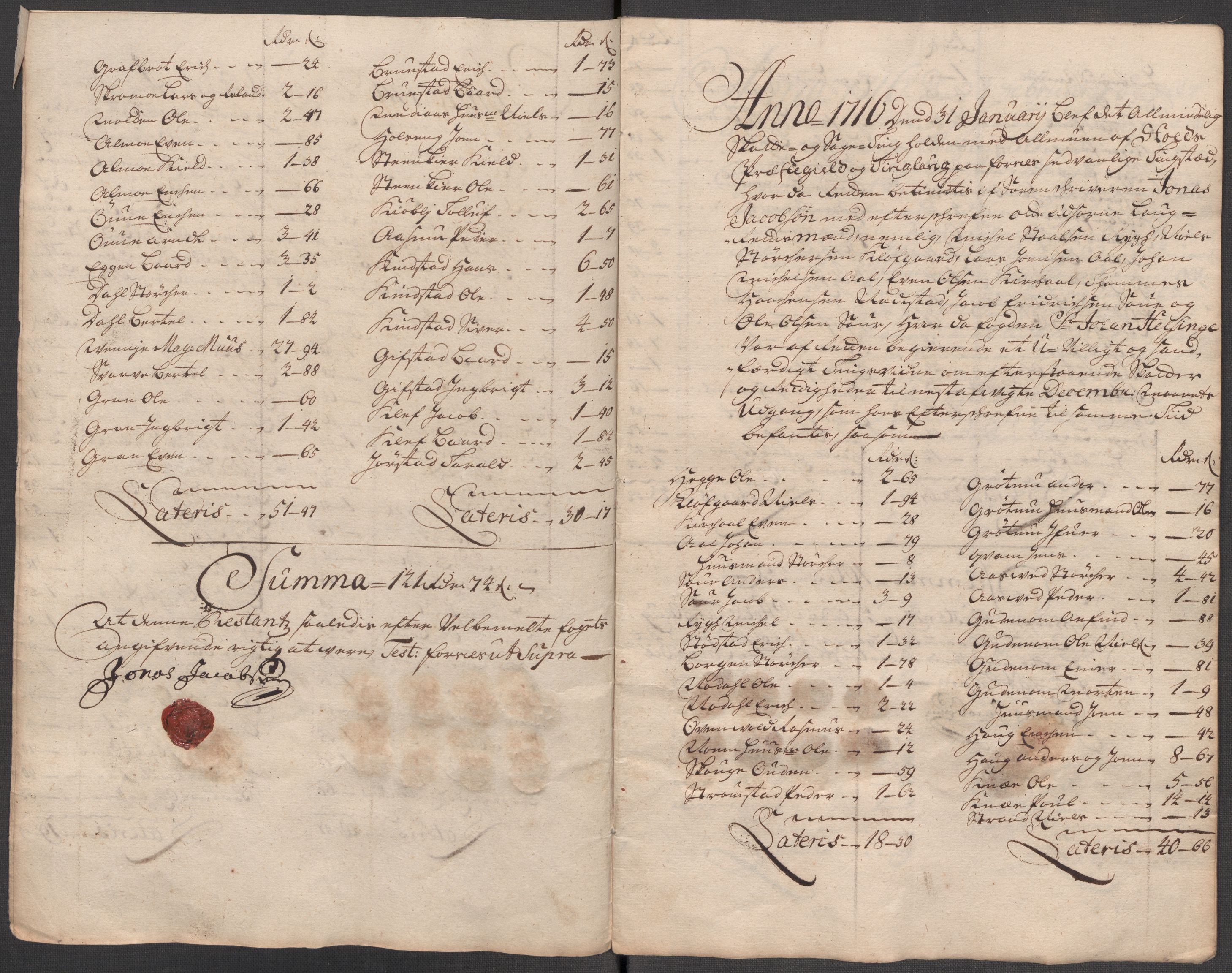Rentekammeret inntil 1814, Reviderte regnskaper, Fogderegnskap, AV/RA-EA-4092/R63/L4323: Fogderegnskap Inderøy, 1715, p. 382
