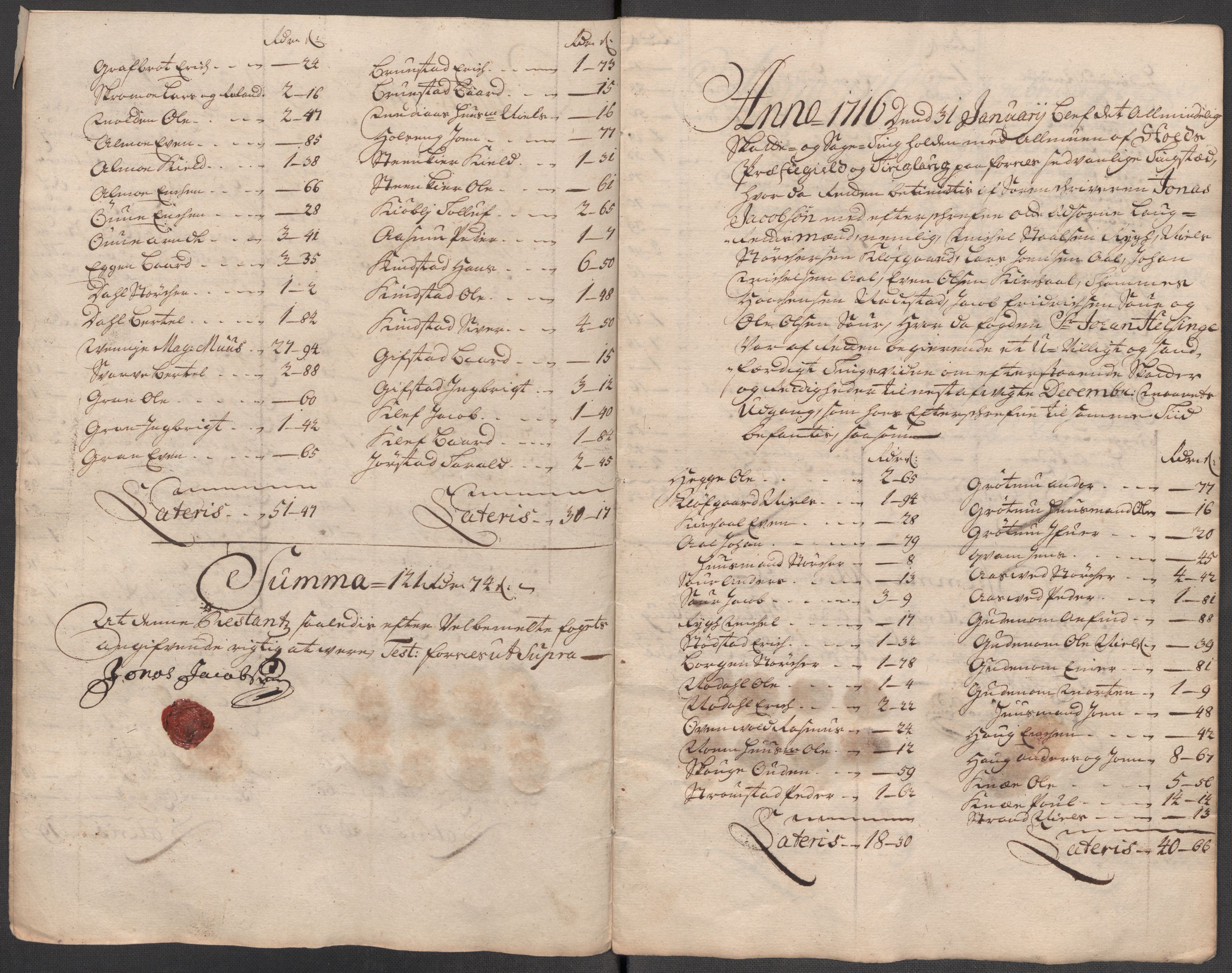 Rentekammeret inntil 1814, Reviderte regnskaper, Fogderegnskap, RA/EA-4092/R63/L4323: Fogderegnskap Inderøy, 1715, p. 382