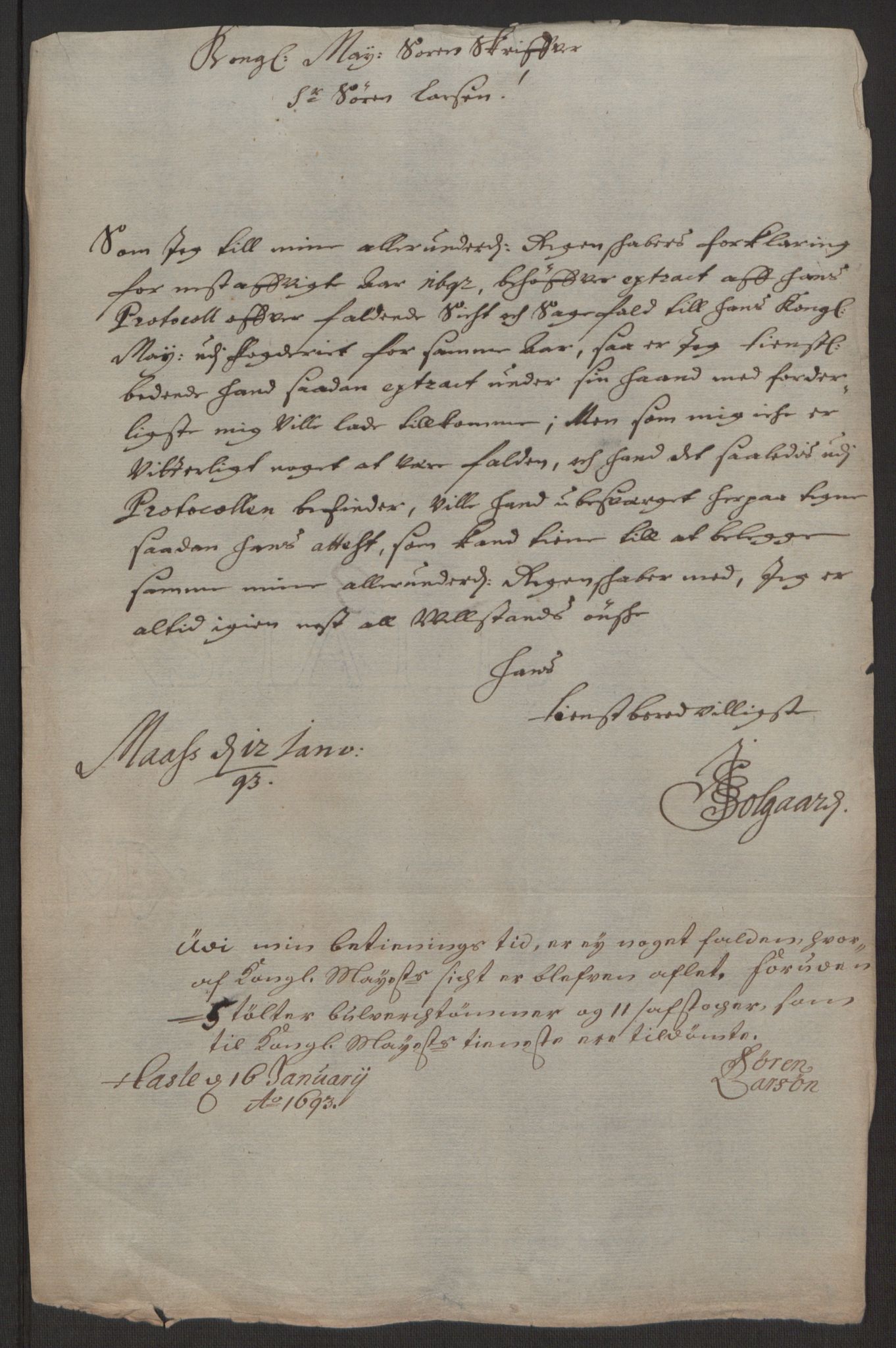 Rentekammeret inntil 1814, Reviderte regnskaper, Fogderegnskap, RA/EA-4092/R03/L0120: Fogderegnskap Onsøy, Tune, Veme og Åbygge fogderi, 1692-1693, p. 19