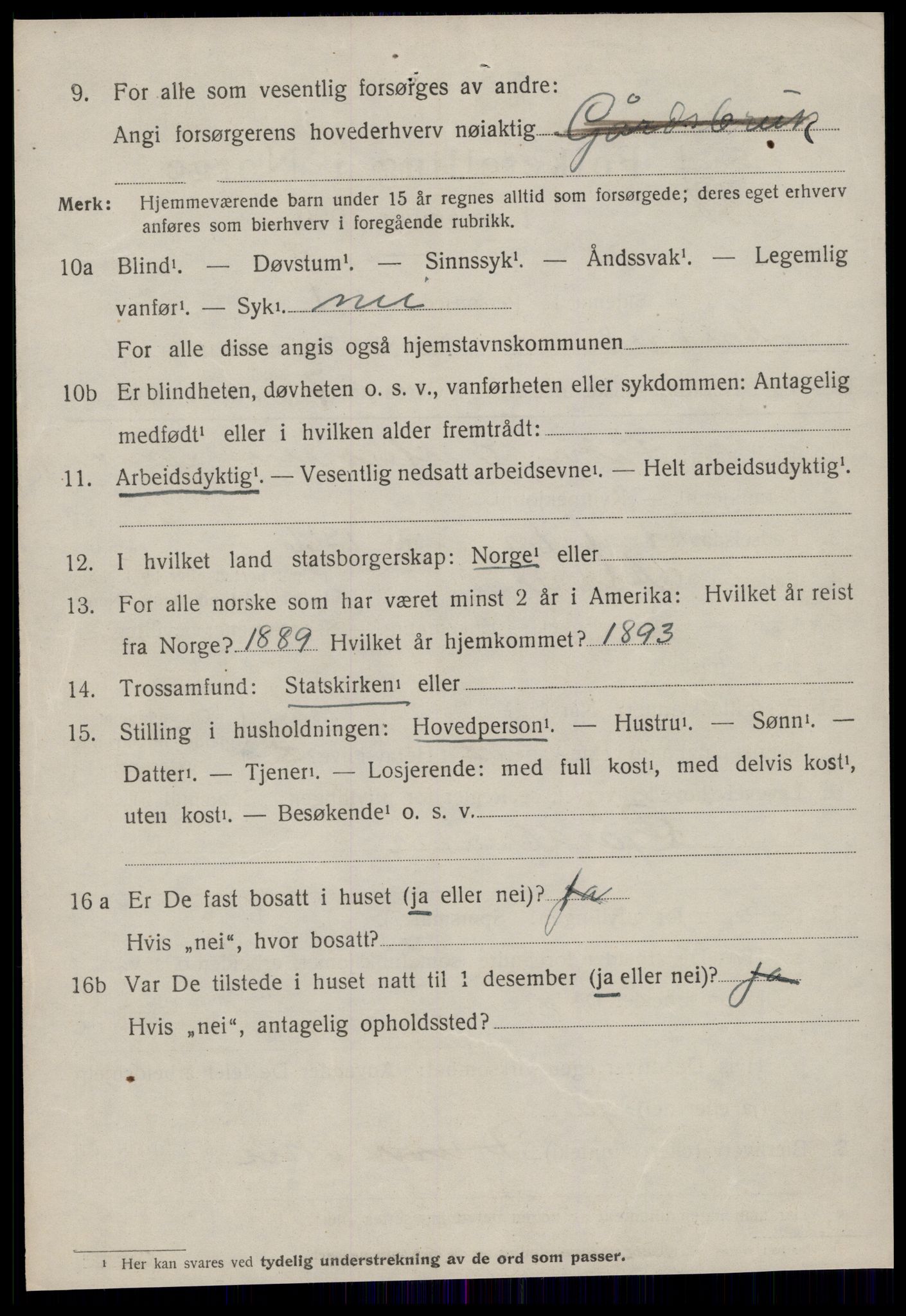 SAT, 1920 census for Åsskard, 1920, p. 312