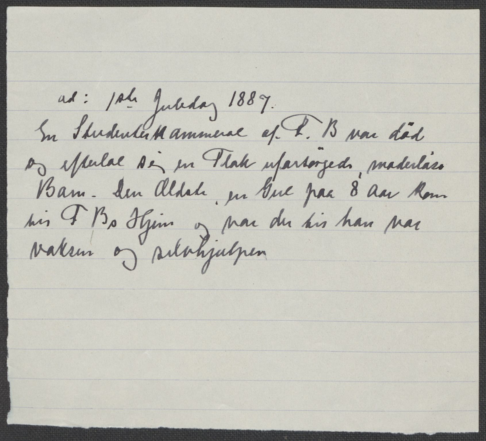 Beyer, Frants, AV/RA-PA-0132/F/L0001: Brev fra Edvard Grieg til Frantz Beyer og "En del optegnelser som kan tjene til kommentar til brevene" av Marie Beyer, 1872-1907, p. 238