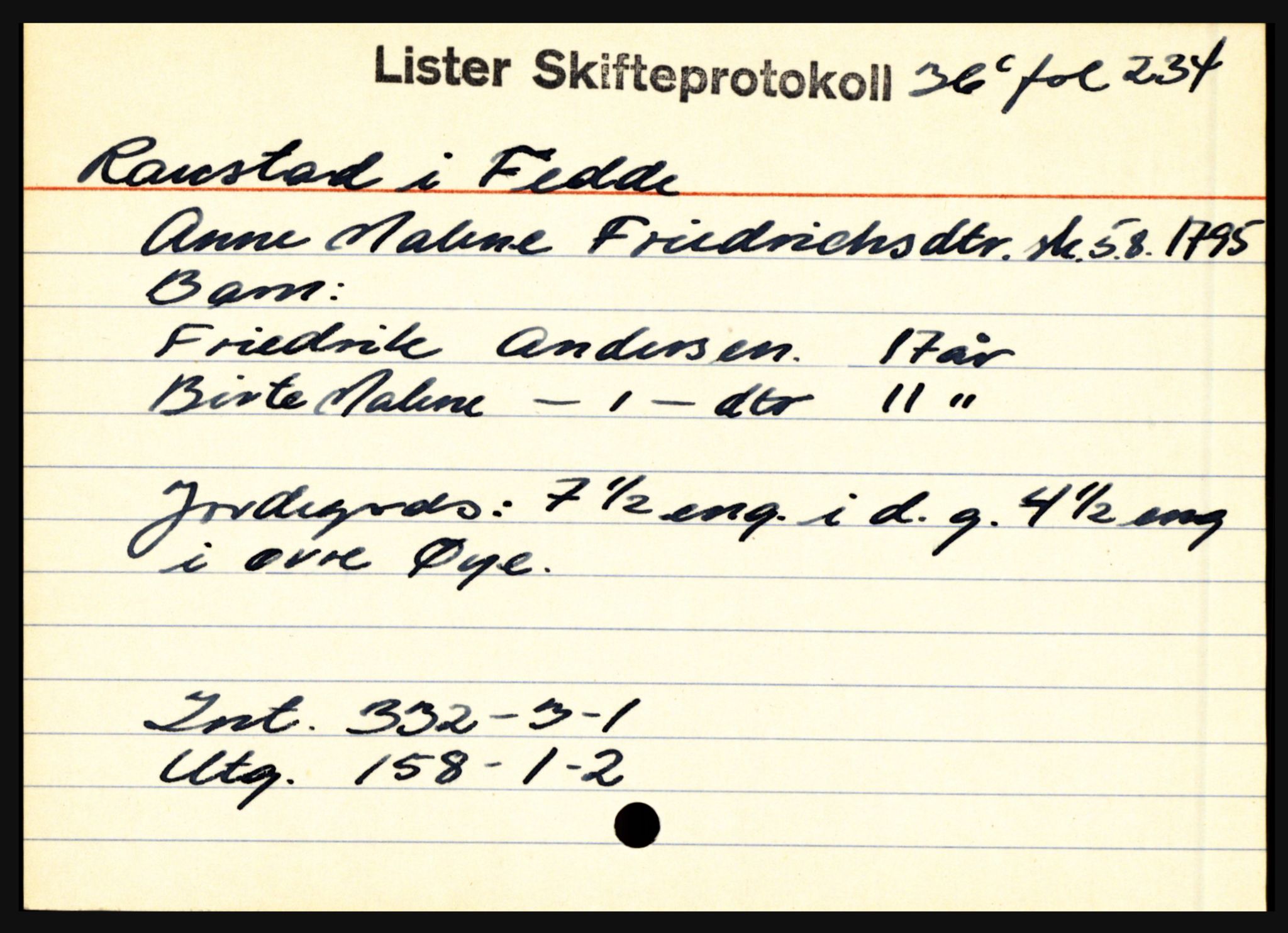 Lister sorenskriveri, AV/SAK-1221-0003/H, p. 29507