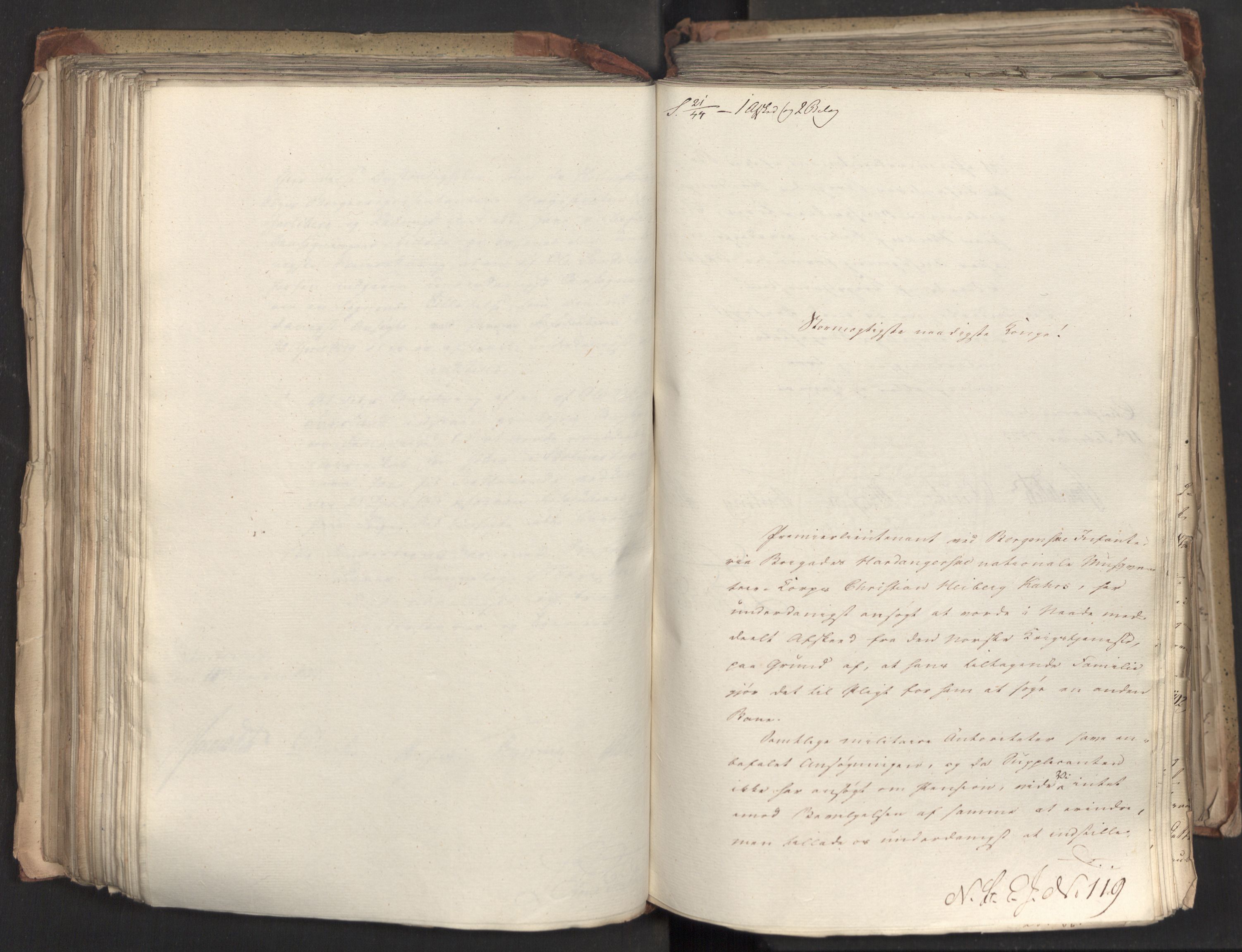 Statsrådsavdelingen i Stockholm, AV/RA-S-1003/D/Da/L0033: Regjeringsinnstillinger nr. 1-274, 1823, p. 309