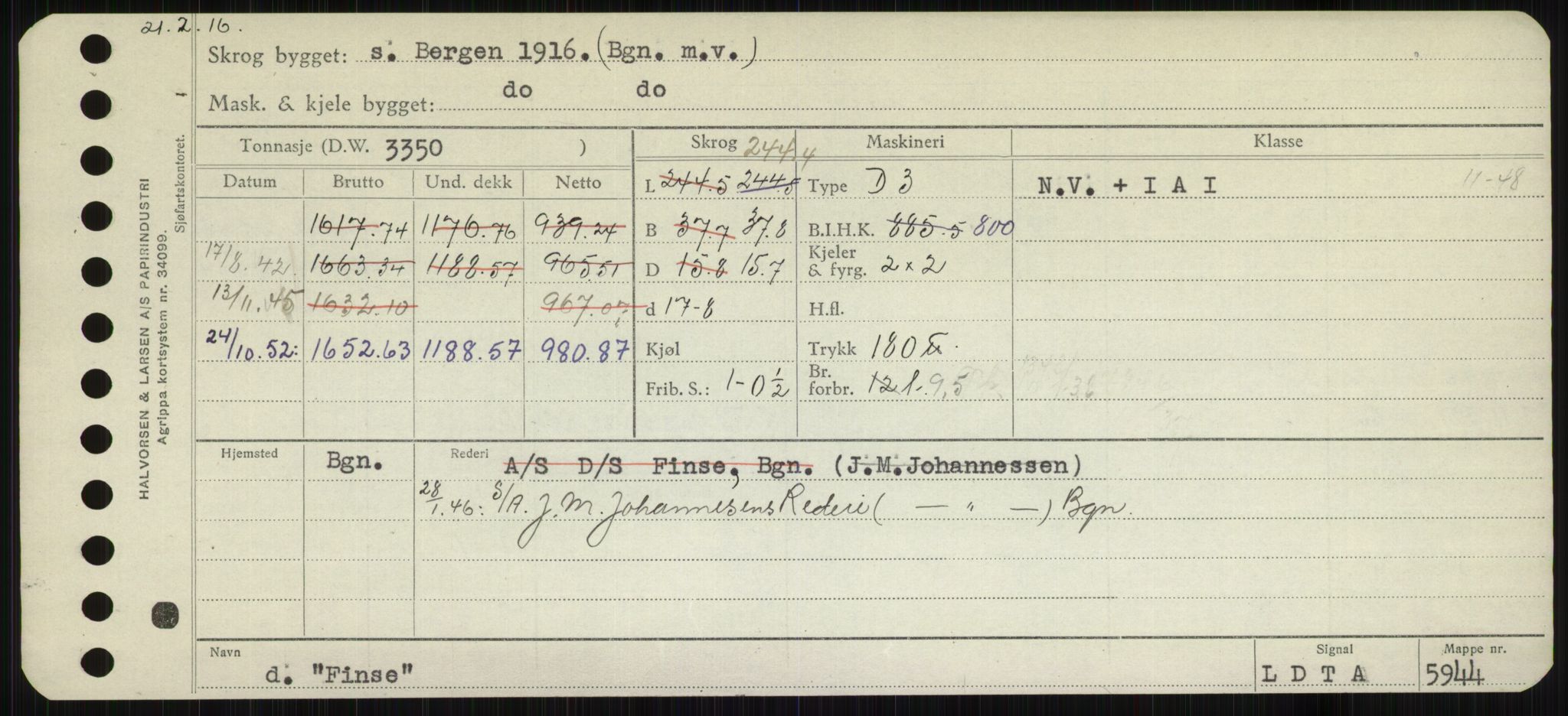 Sjøfartsdirektoratet med forløpere, Skipsmålingen, AV/RA-S-1627/H/Hb/L0002: Fartøy, E-H, p. 135