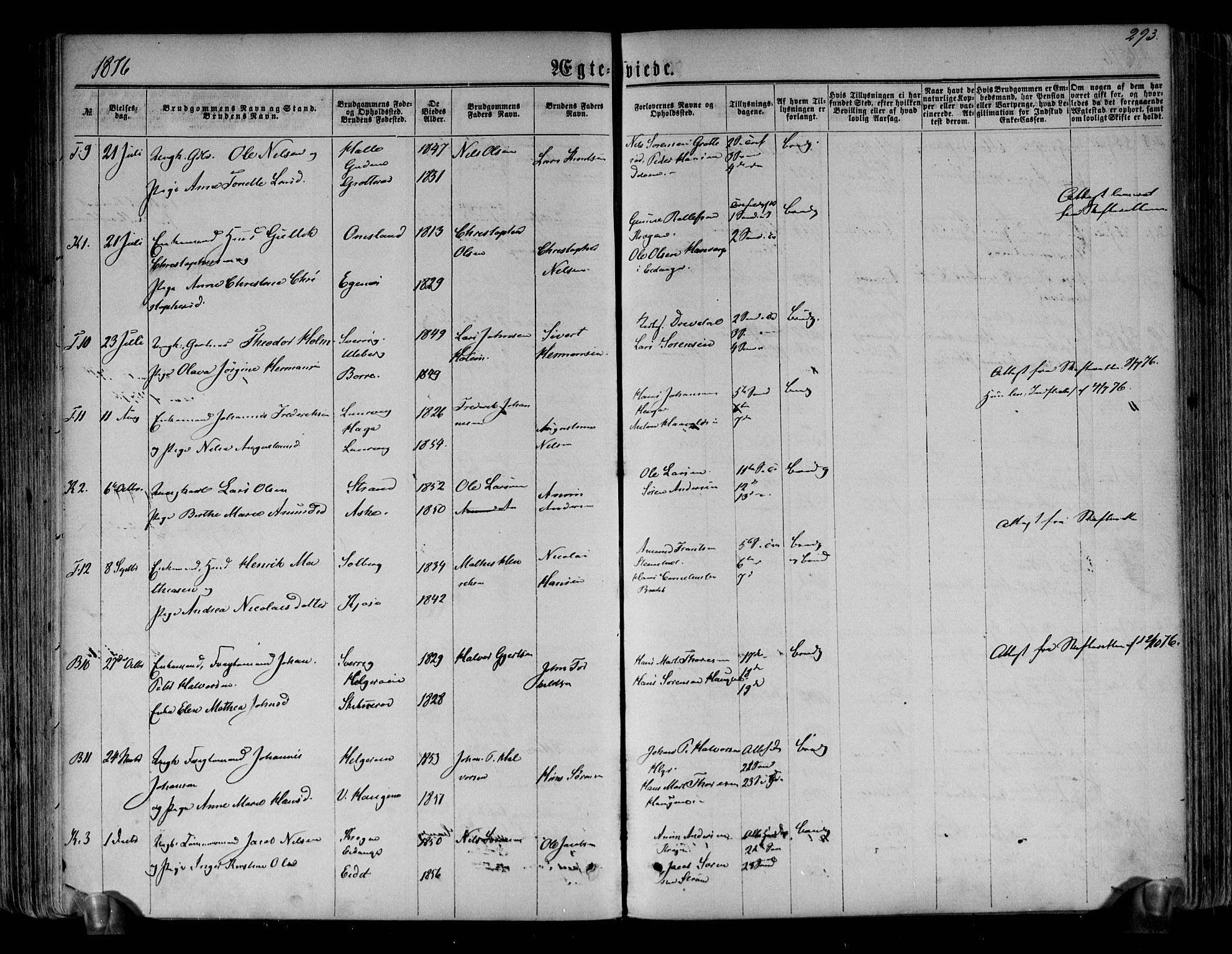 Brunlanes kirkebøker, AV/SAKO-A-342/F/Fa/L0005: Parish register (official) no. I 5, 1862-1877, p. 293