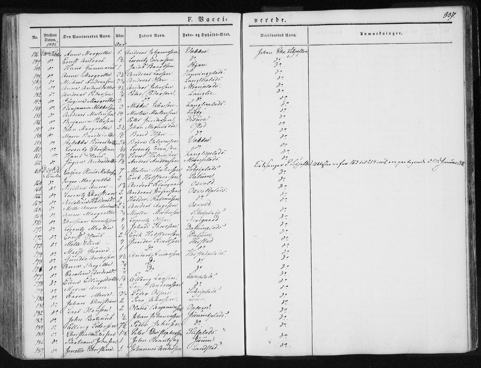 Ministerialprotokoller, klokkerbøker og fødselsregistre - Nord-Trøndelag, AV/SAT-A-1458/735/L0339: Parish register (official) no. 735A06 /1, 1836-1848, p. 337