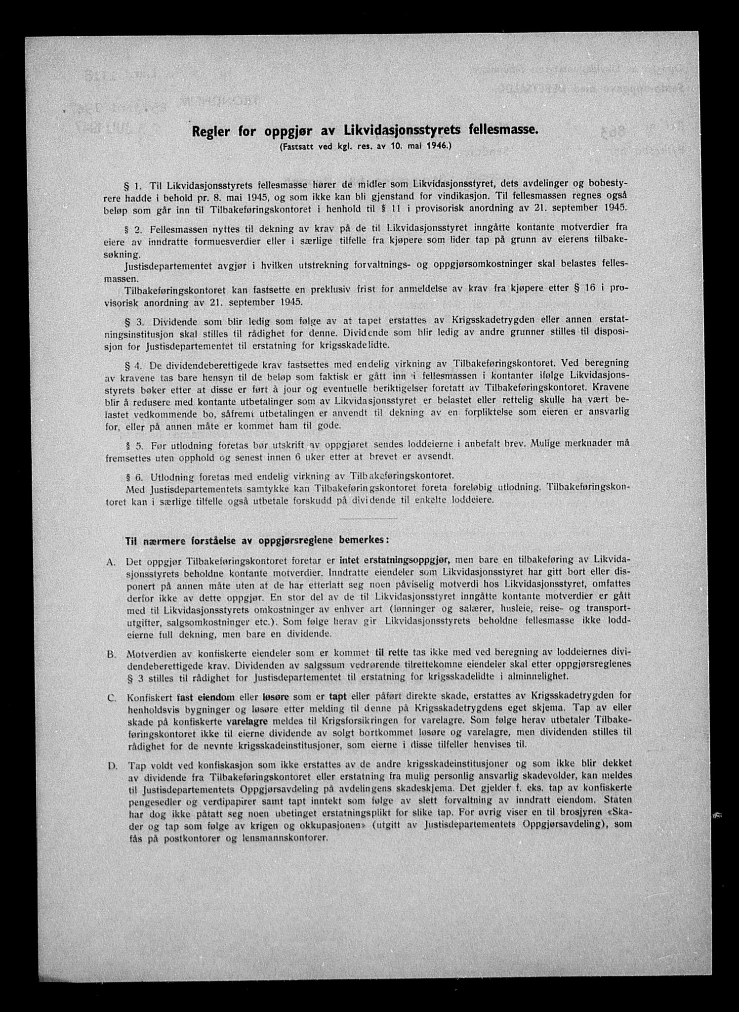 Justisdepartementet, Tilbakeføringskontoret for inndratte formuer, AV/RA-S-1564/H/Hc/Hcb/L0914: --, 1945-1947, p. 43