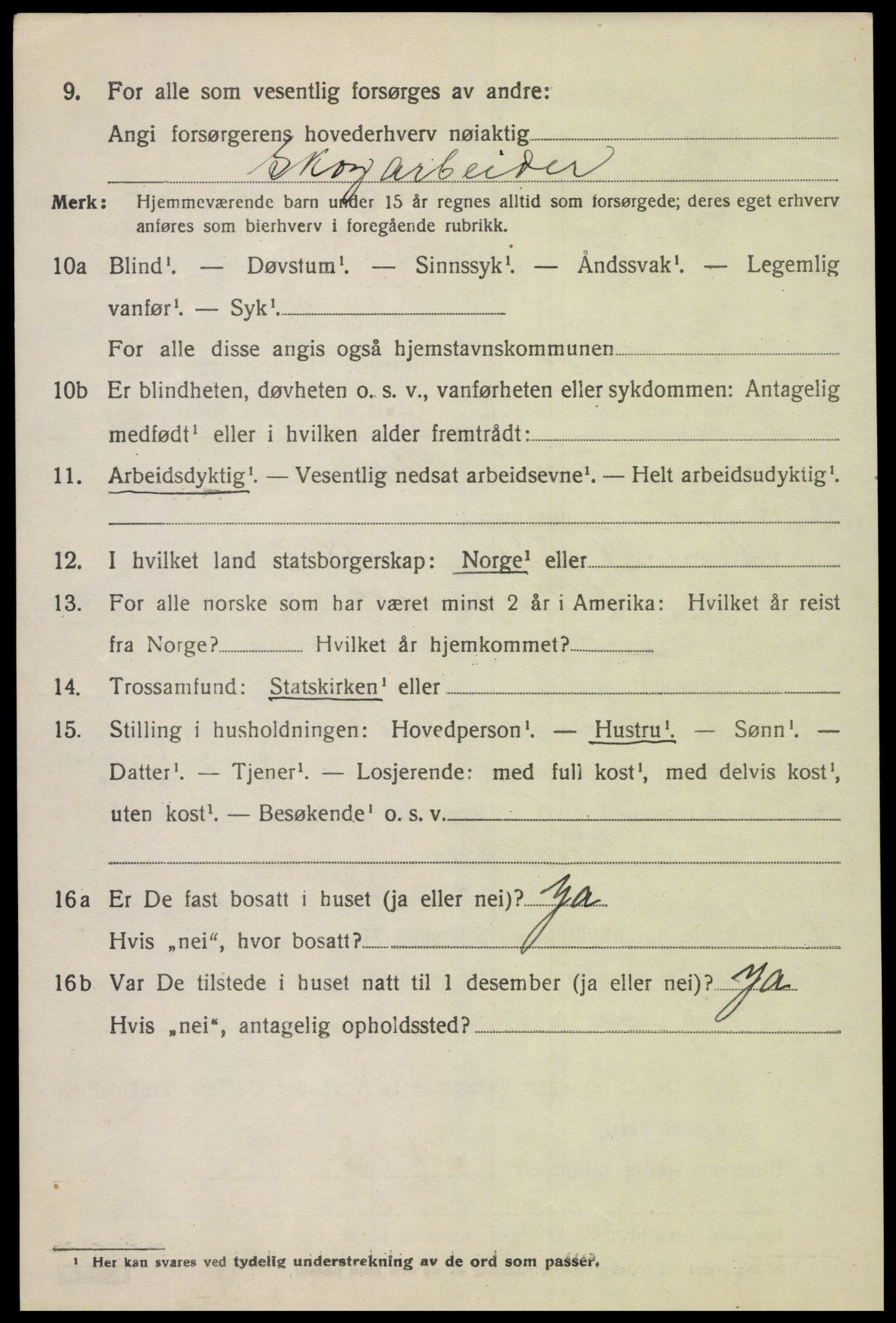SAK, 1920 census for Greipstad, 1920, p. 857