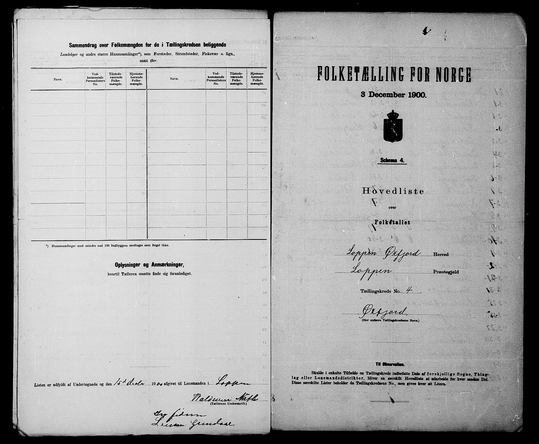 SATØ, 1900 census for Loppa, 1900, p. 10