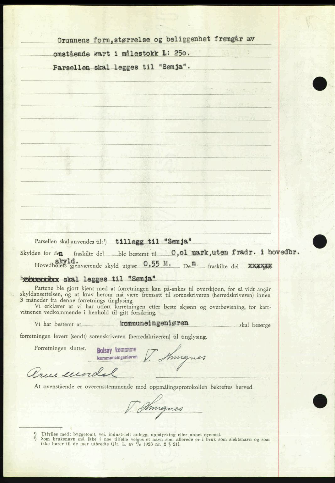 Romsdal sorenskriveri, AV/SAT-A-4149/1/2/2C: Mortgage book no. A31, 1949-1949, Diary no: : 3036/1949