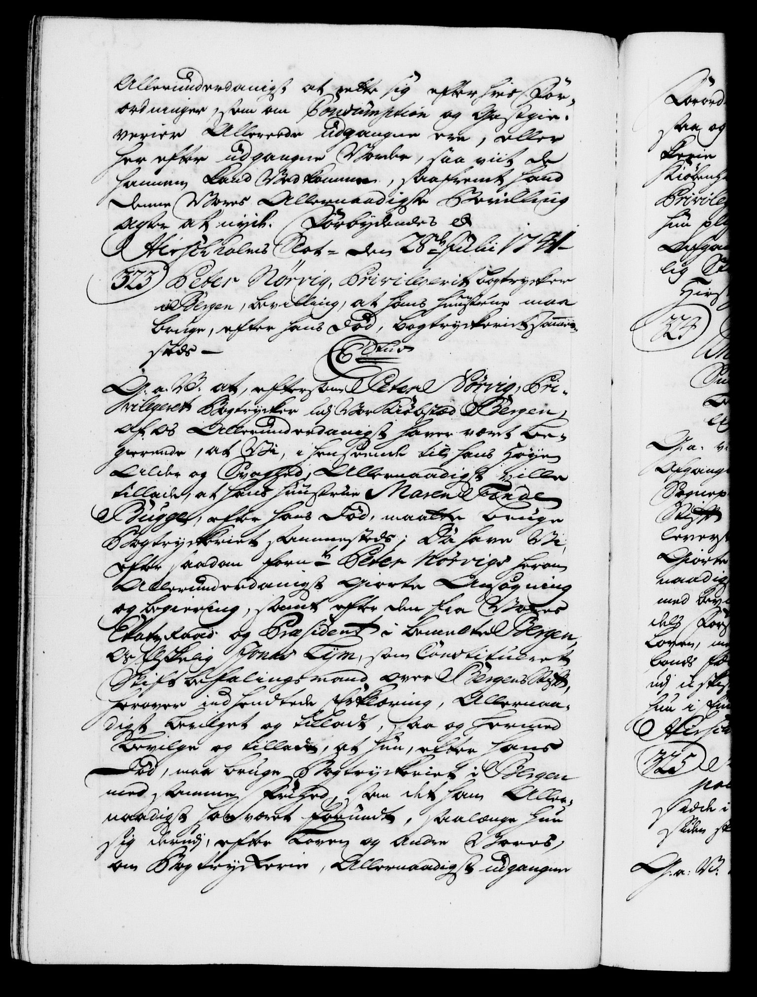 Danske Kanselli 1572-1799, AV/RA-EA-3023/F/Fc/Fca/Fcaa/L0032: Norske registre, 1741-1742, p. 213b