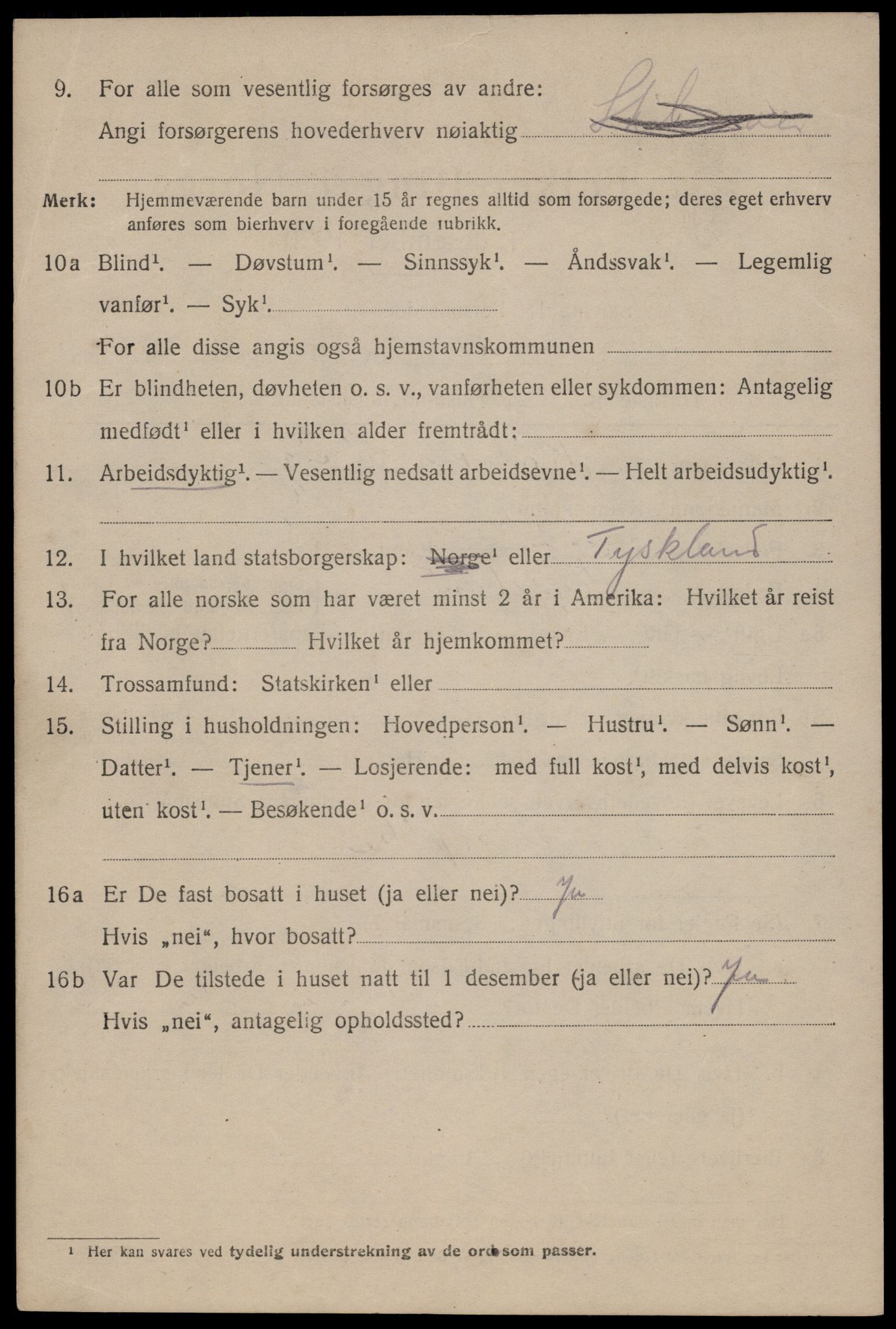 SAST, 1920 census for Haugesund, 1920, p. 12786