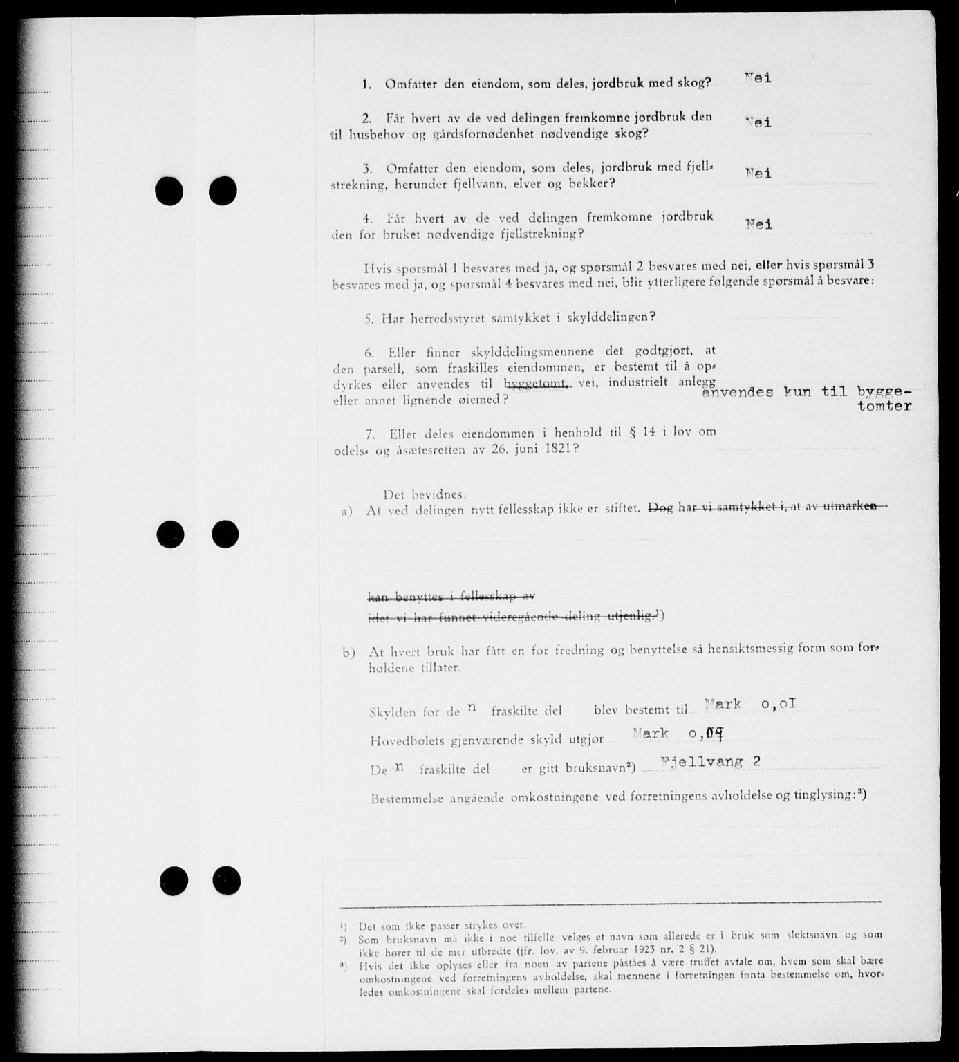 Onsøy sorenskriveri, SAO/A-10474/G/Ga/Gab/L0015: Mortgage book no. II A-15, 1945-1946, Diary no: : 1505/1945