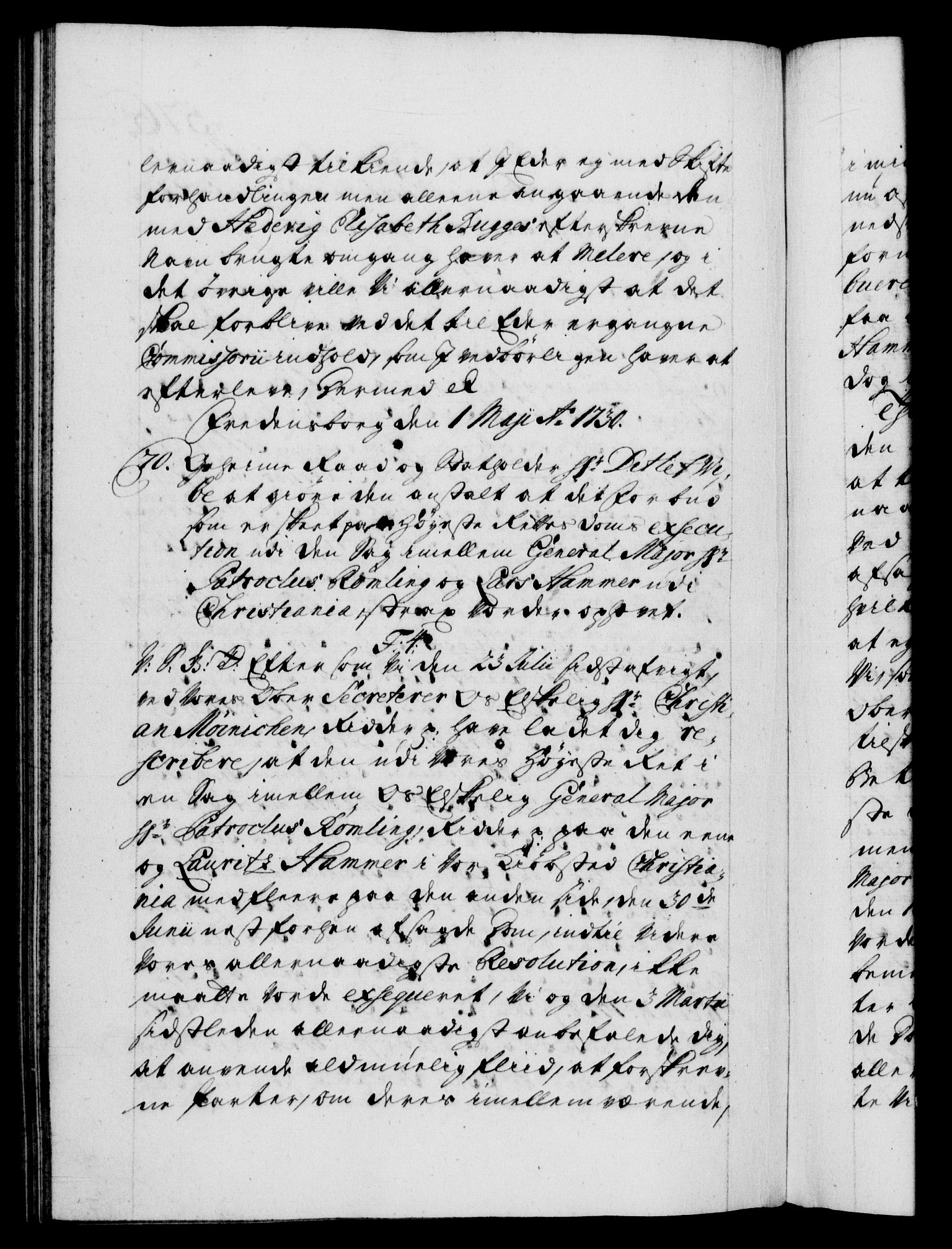 Danske Kanselli 1572-1799, AV/RA-EA-3023/F/Fc/Fca/Fcab/L0024: Norske tegnelser, 1728-1730, p. 576b