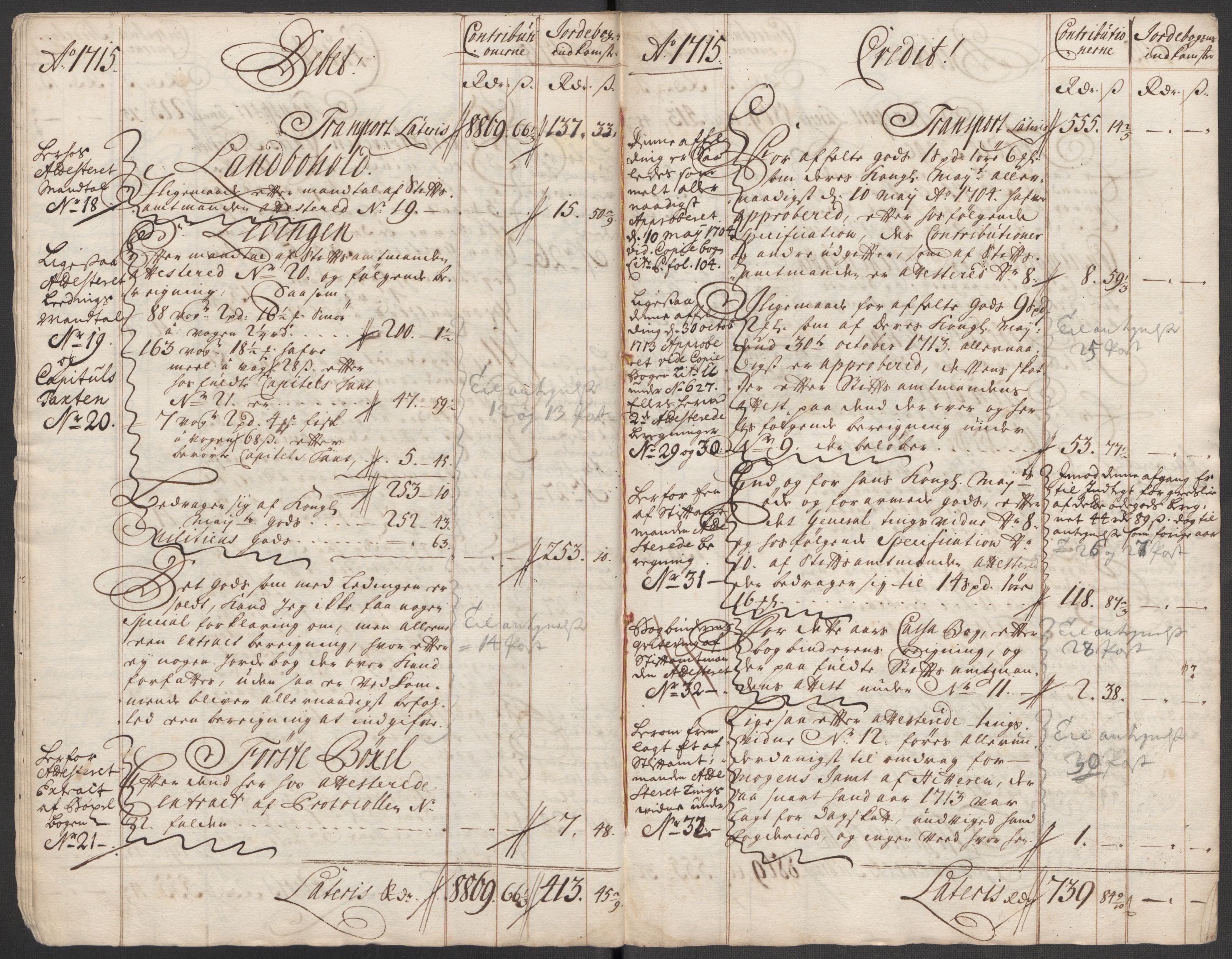 Rentekammeret inntil 1814, Reviderte regnskaper, Fogderegnskap, RA/EA-4092/R57/L3863: Fogderegnskap Fosen, 1715, p. 10