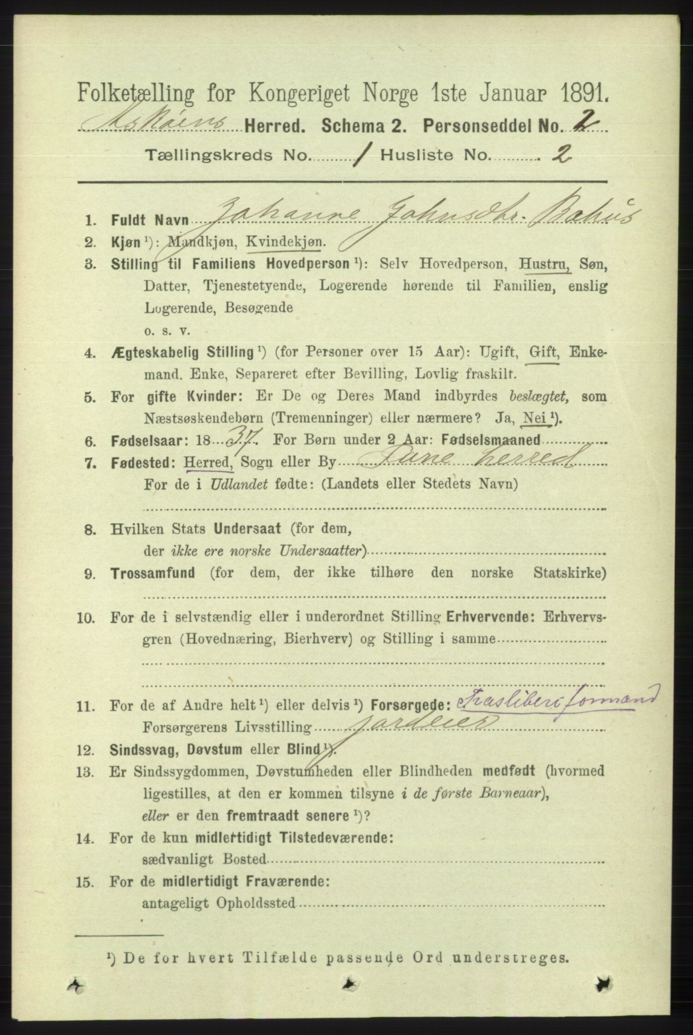 RA, 1891 census for 1247 Askøy, 1891, p. 116