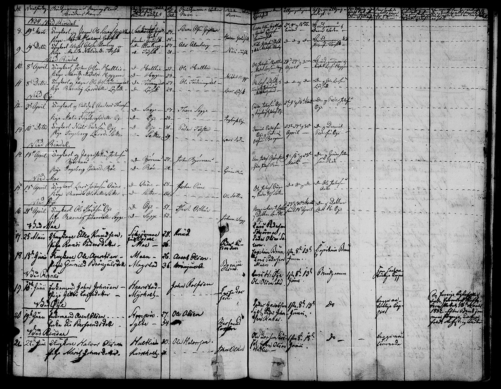 Ministerialprotokoller, klokkerbøker og fødselsregistre - Møre og Romsdal, AV/SAT-A-1454/595/L1042: Parish register (official) no. 595A04, 1829-1843, p. 311