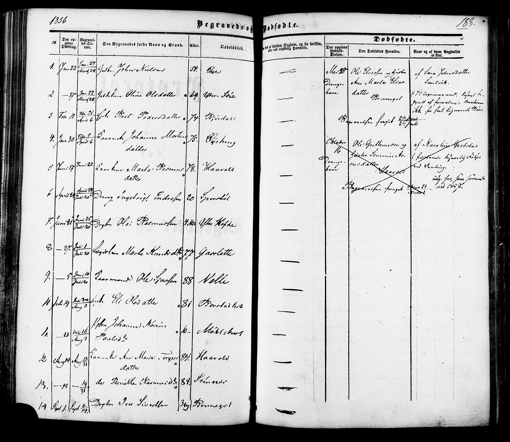 Ministerialprotokoller, klokkerbøker og fødselsregistre - Møre og Romsdal, AV/SAT-A-1454/513/L0175: Parish register (official) no. 513A02, 1856-1877, p. 188