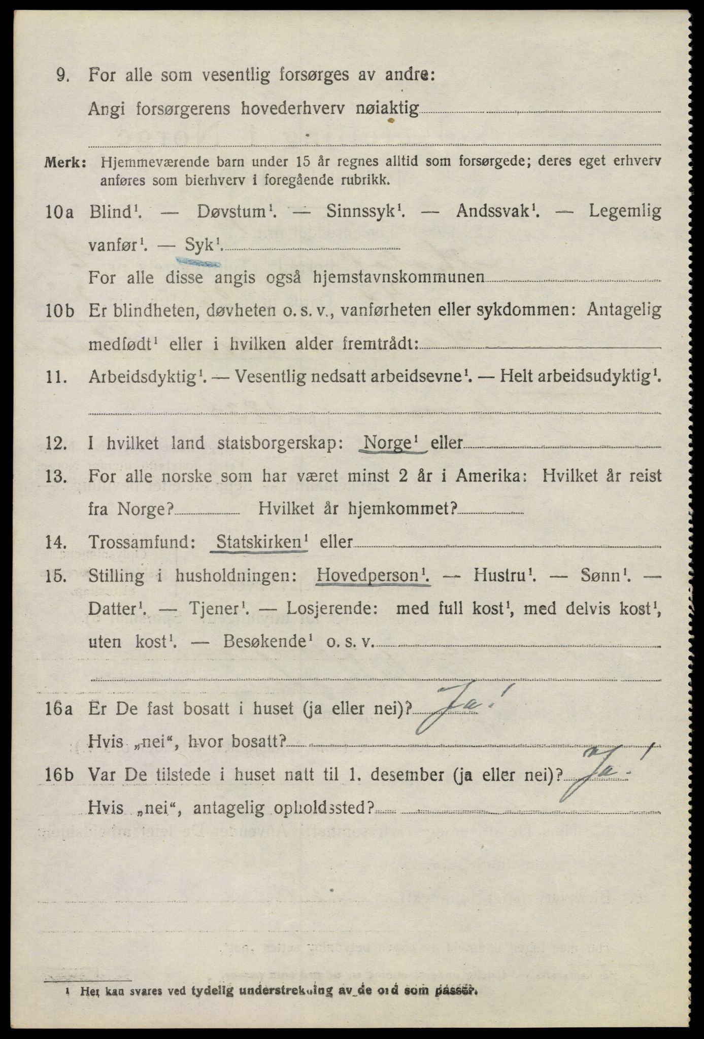 SAO, 1920 census for Hobøl, 1920, p. 2439