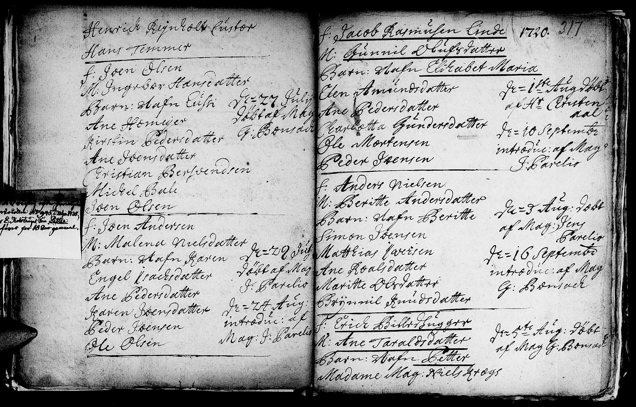 Ministerialprotokoller, klokkerbøker og fødselsregistre - Sør-Trøndelag, AV/SAT-A-1456/601/L0035: Parish register (official) no. 601A03, 1713-1728, p. 317