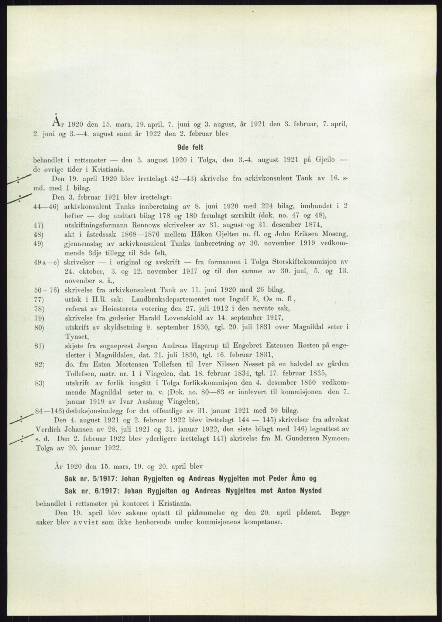 Høyfjellskommisjonen, RA/S-1546/X/Xa/L0001: Nr. 1-33, 1909-1953, p. 4309