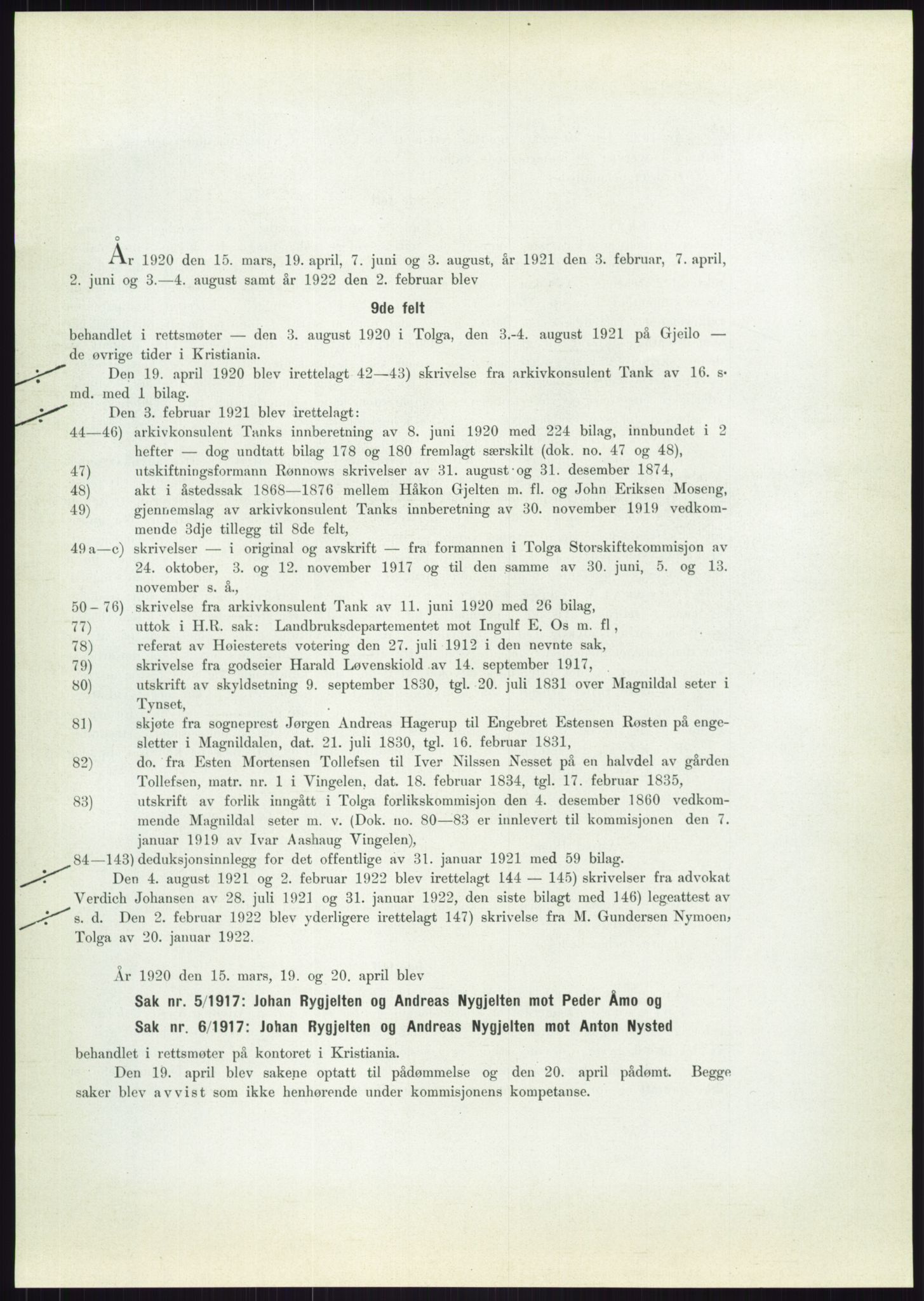 Høyfjellskommisjonen, AV/RA-S-1546/X/Xa/L0001: Nr. 1-33, 1909-1953, p. 4309