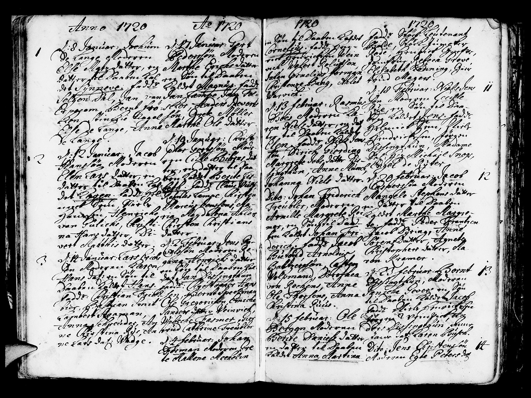 Nykirken Sokneprestembete, SAB/A-77101/H/Haa/L0003: Parish register (official) no. A 3, 1717-1764, p. 29