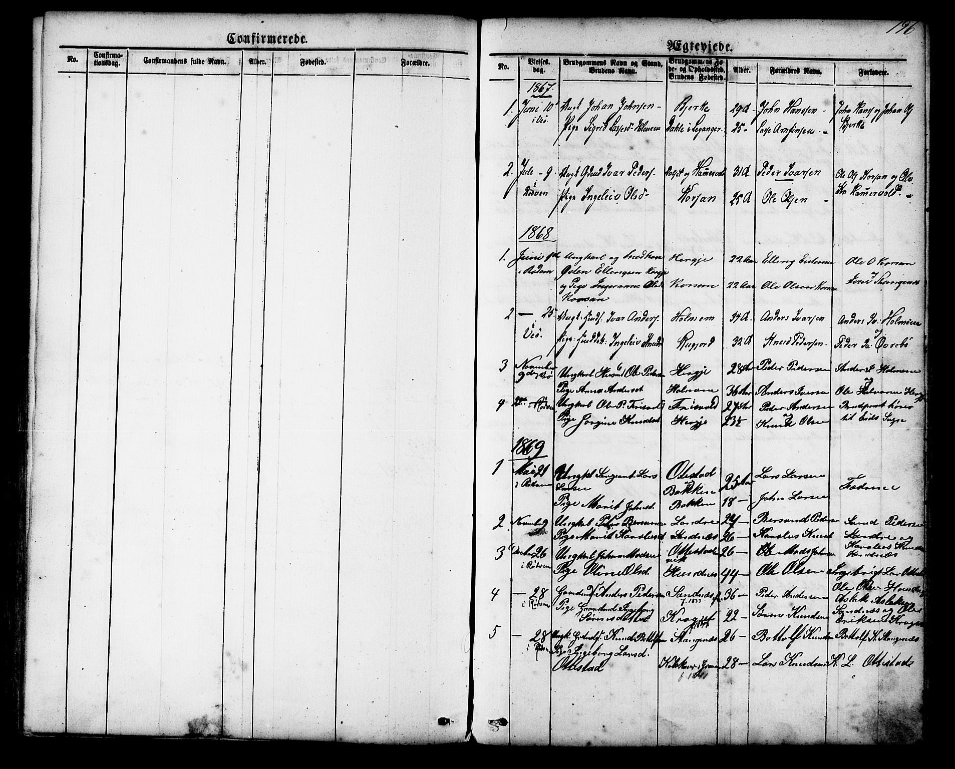 Ministerialprotokoller, klokkerbøker og fødselsregistre - Møre og Romsdal, SAT/A-1454/548/L0614: Parish register (copy) no. 548C02, 1867-1917, p. 196