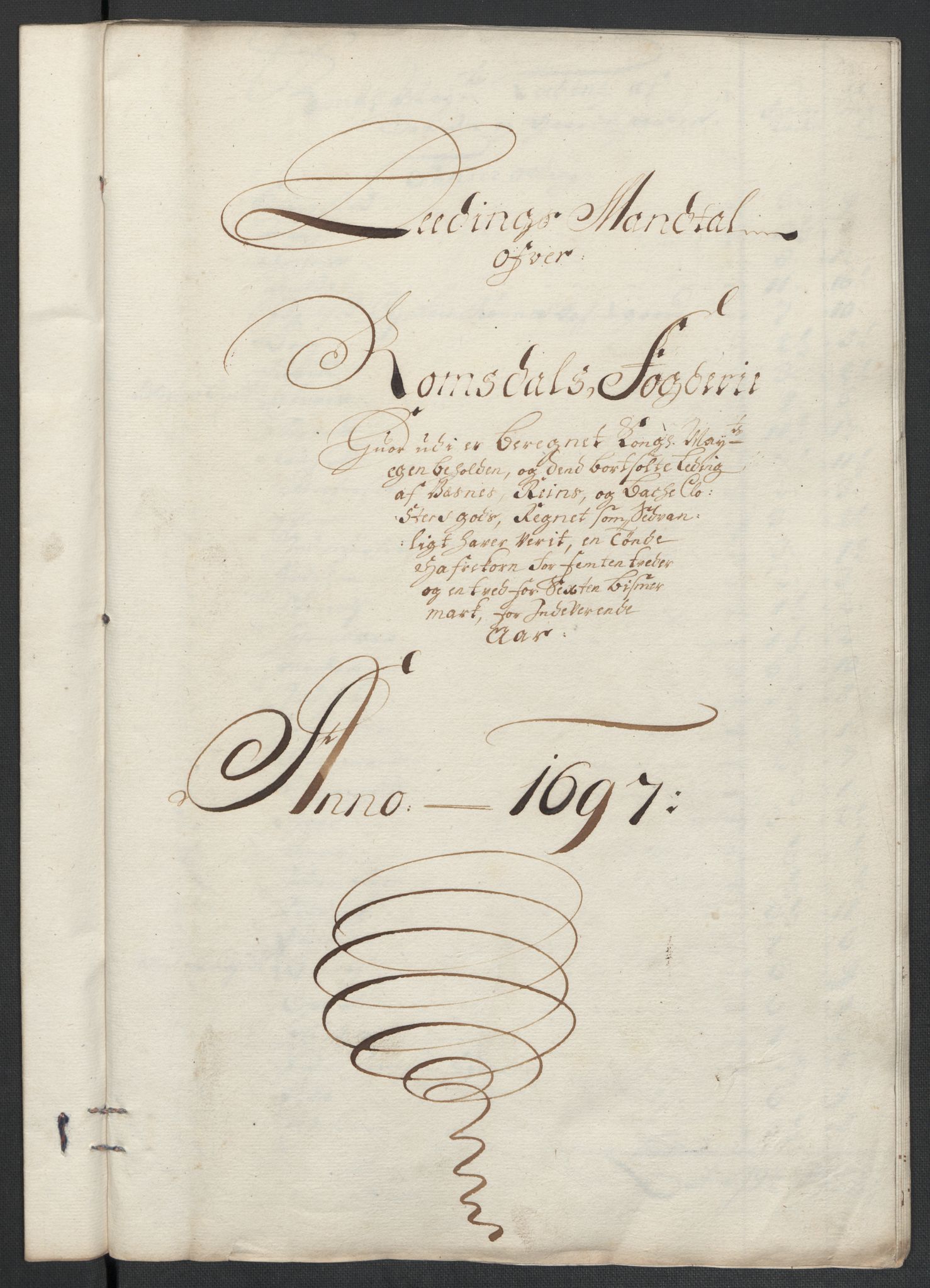 Rentekammeret inntil 1814, Reviderte regnskaper, Fogderegnskap, AV/RA-EA-4092/R55/L3653: Fogderegnskap Romsdal, 1697-1698, p. 109