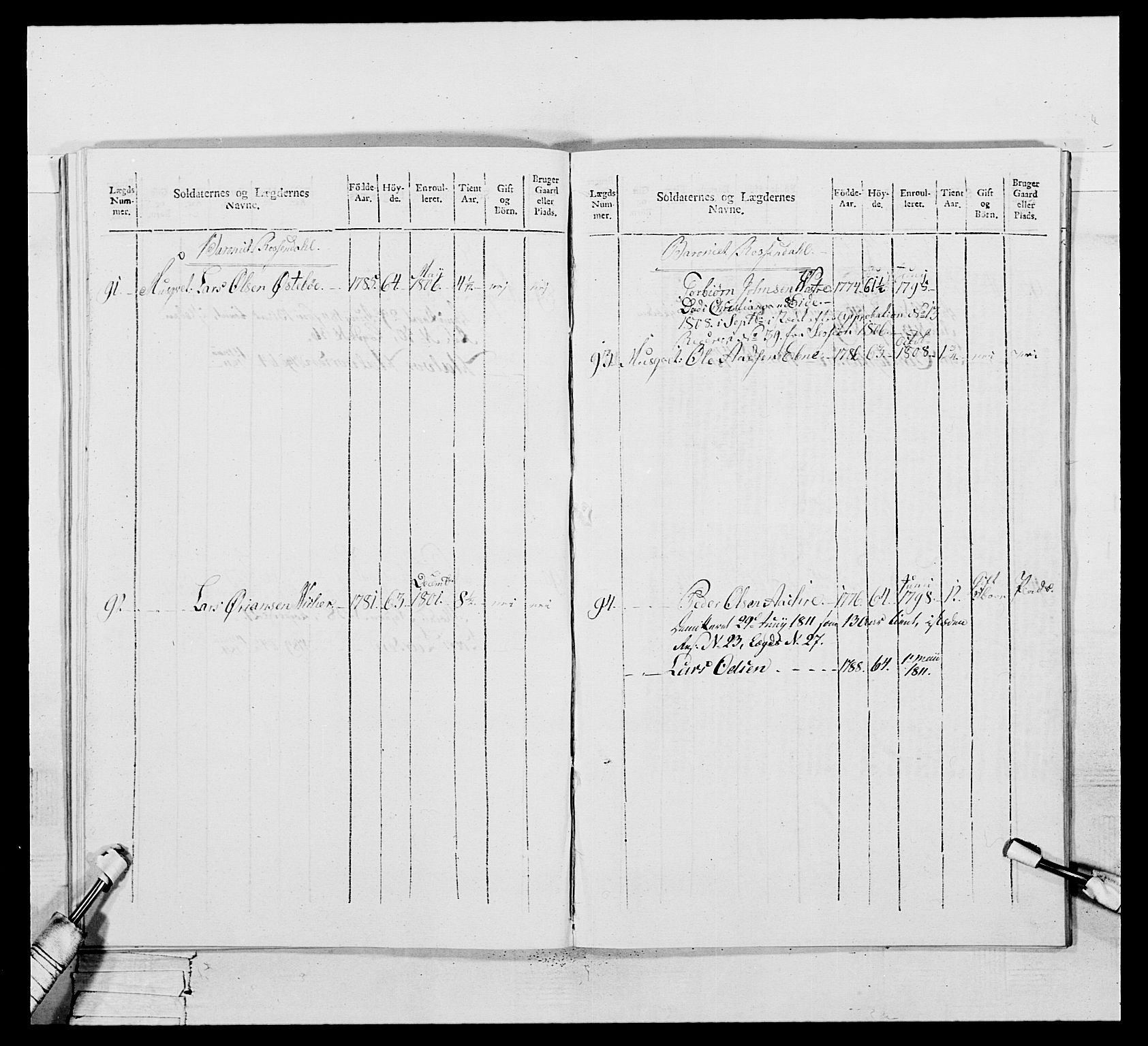 Generalitets- og kommissariatskollegiet, Det kongelige norske kommissariatskollegium, RA/EA-5420/E/Eh/L0111: Vesterlenske nasjonale infanteriregiment, 1810, p. 278